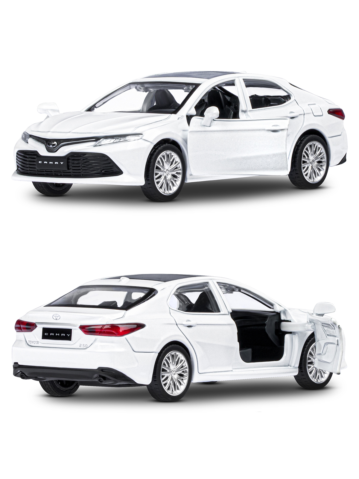 Автомобиль АВТОпанорама Toyota Camry 1:43 JB1251030 - фото 7