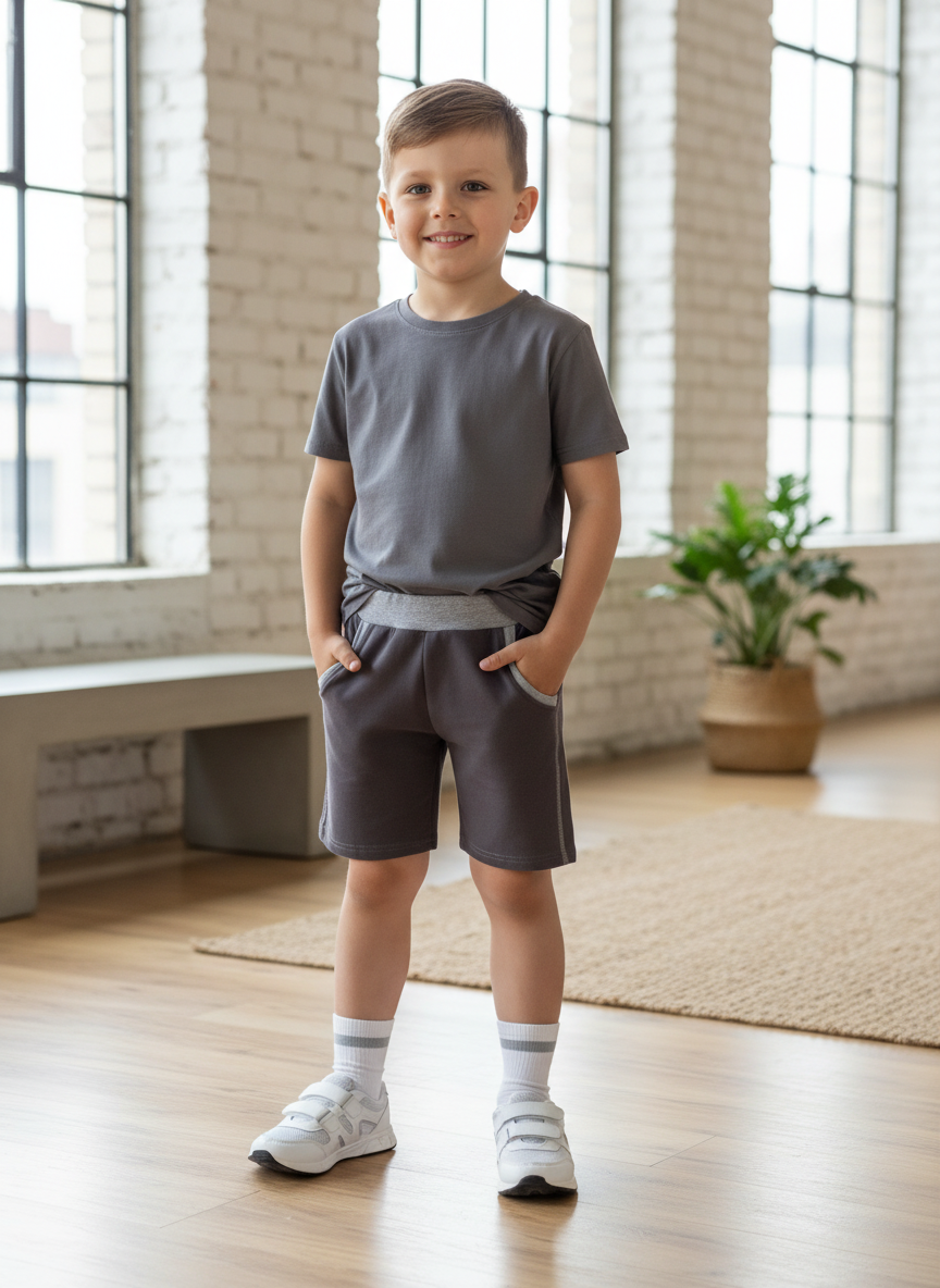 Шорты Утенок 409/1 серый - фото 2