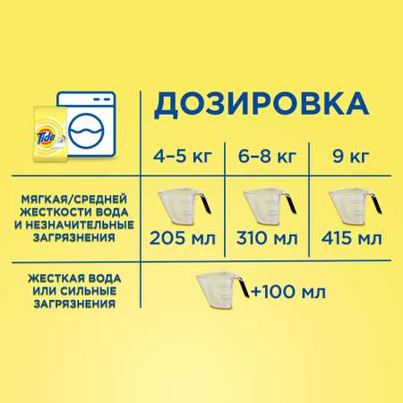 Стиральный порошок Tide для цветного белья для чувствительной кожи 4500г