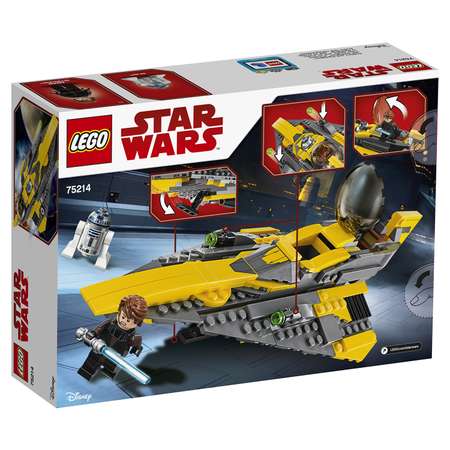 Конструктор LEGO Star Wars Звёздный истребитель Энакина блочный