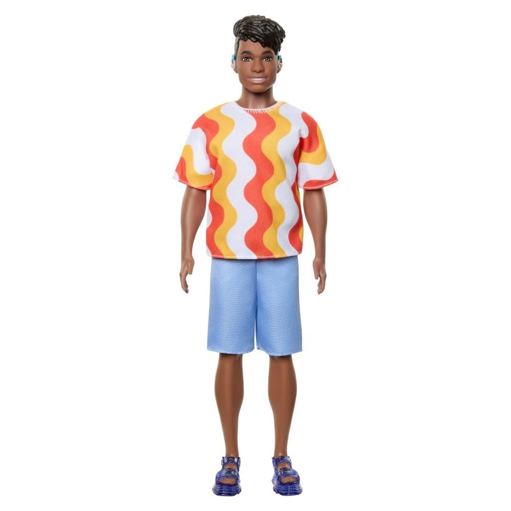 Кукла модельная Barbie Fashionistas Игра с модой Кен DWK44/HRH23 - фото 1
