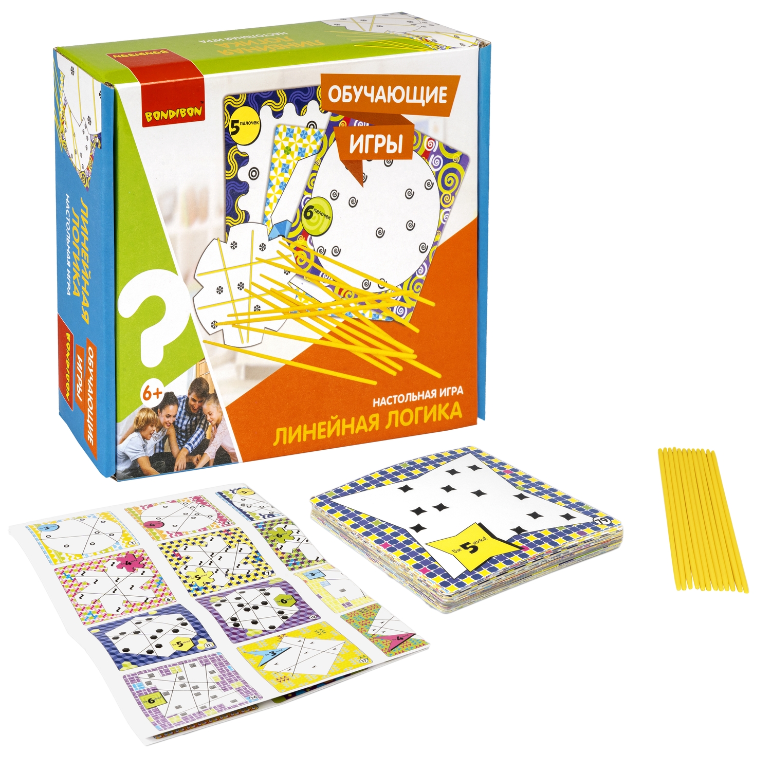 Настольная игра Bondibon головоломка Линейная Логика - фото 2