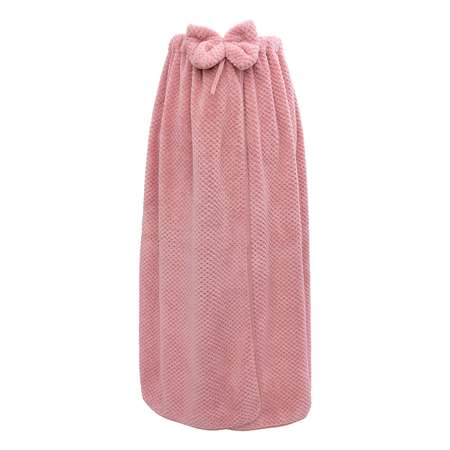 Юбка для сауны DeNASTIA микрофибра 80x145 см соты розовый Q000058