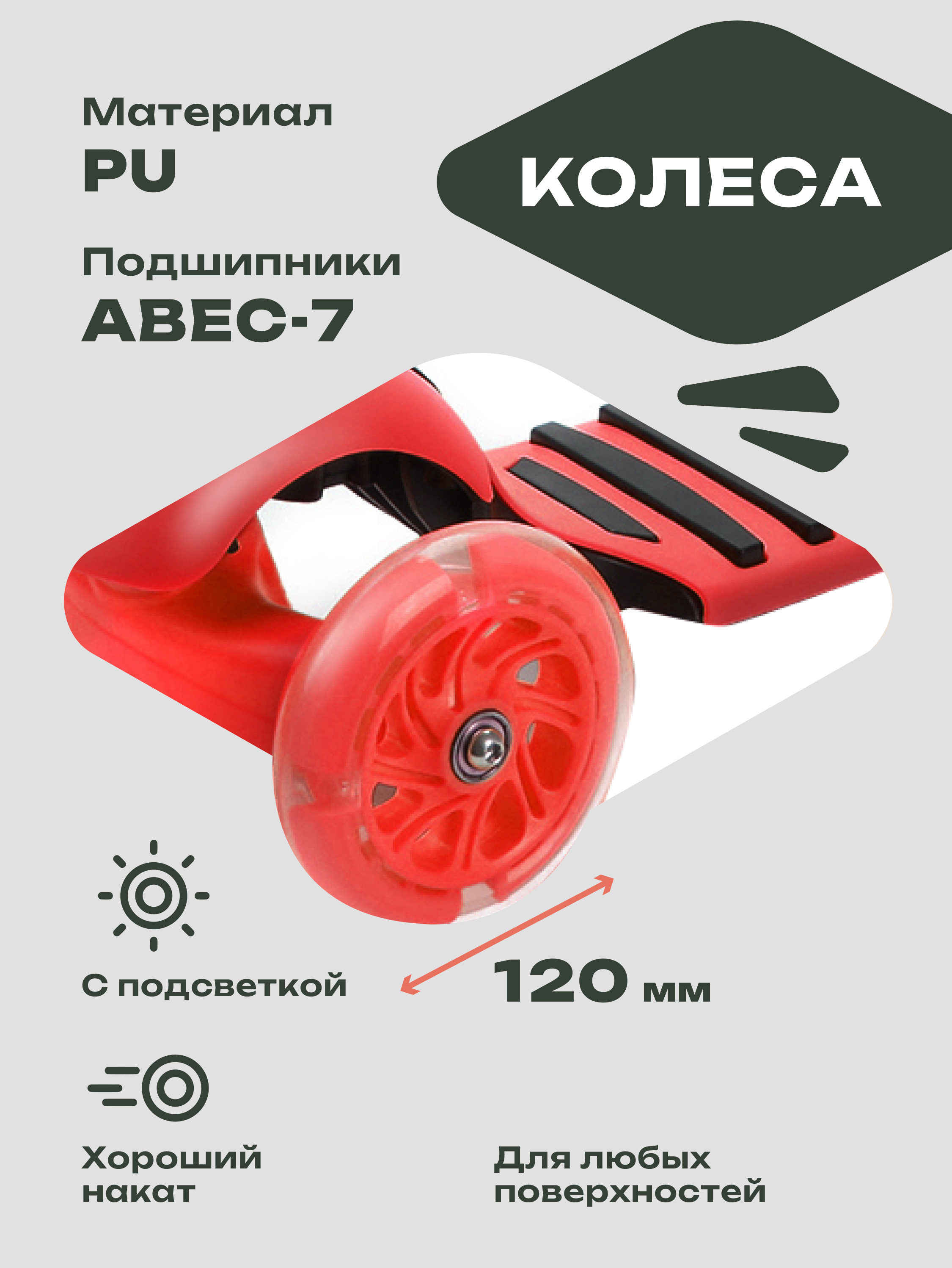 Самокат Moby kids трехколесный - фото 6