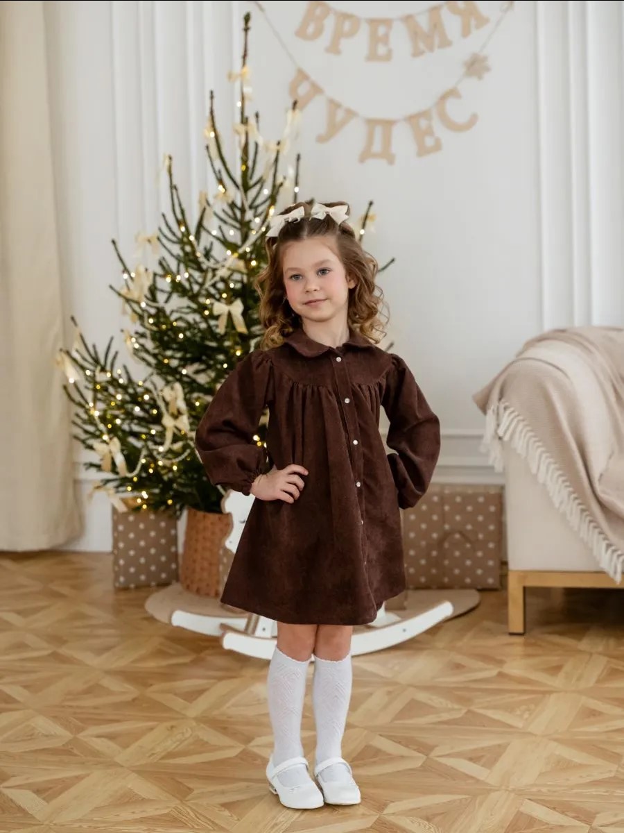 Платье YAXX 009--Платье шоколадный (ВЛВ) - фото 1