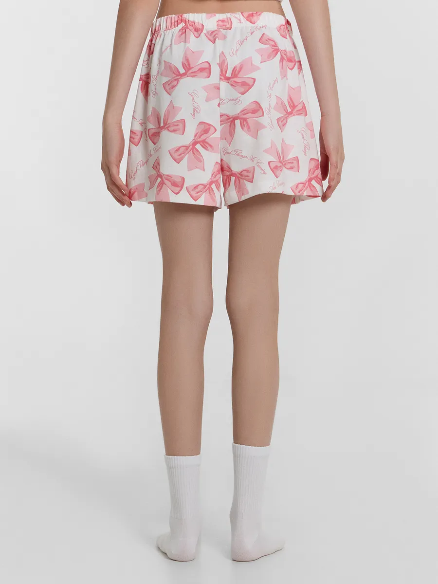 Пижама Mark Formelle (Марк Формэль) 567750/бл.розовый +бантики на белом - фото 7