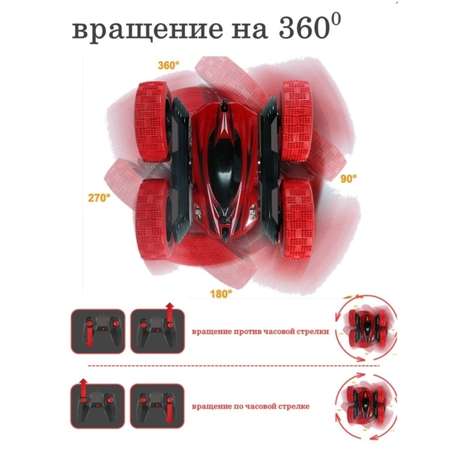 Автомобиль РУ BalaToys Перевертыш
