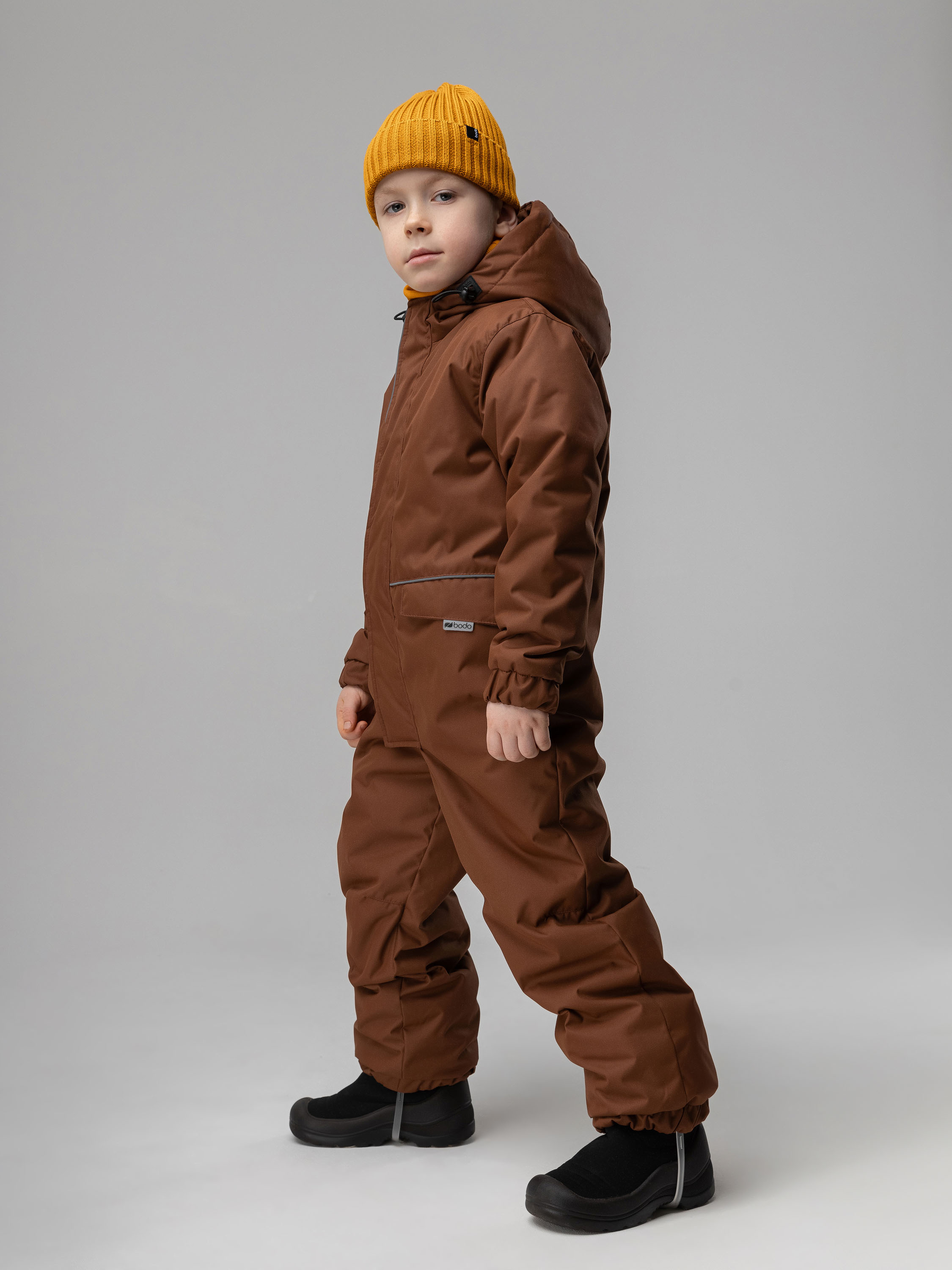Комбинезон Bodo 35-8МU_коричневый - фото 4