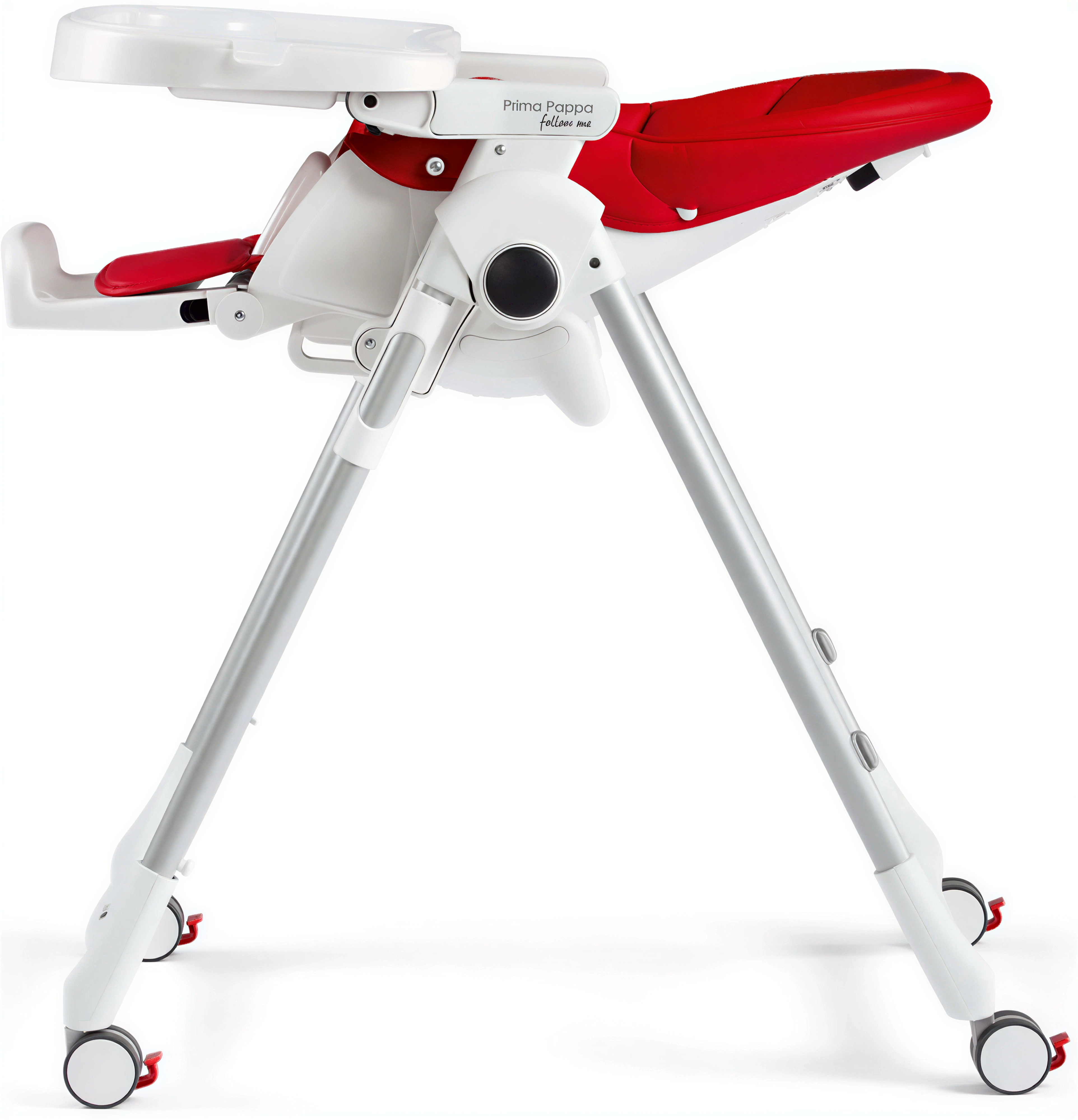 Стульчик для кормления Peg-Perego Prima Pappa Follow Me красный - фото 5
