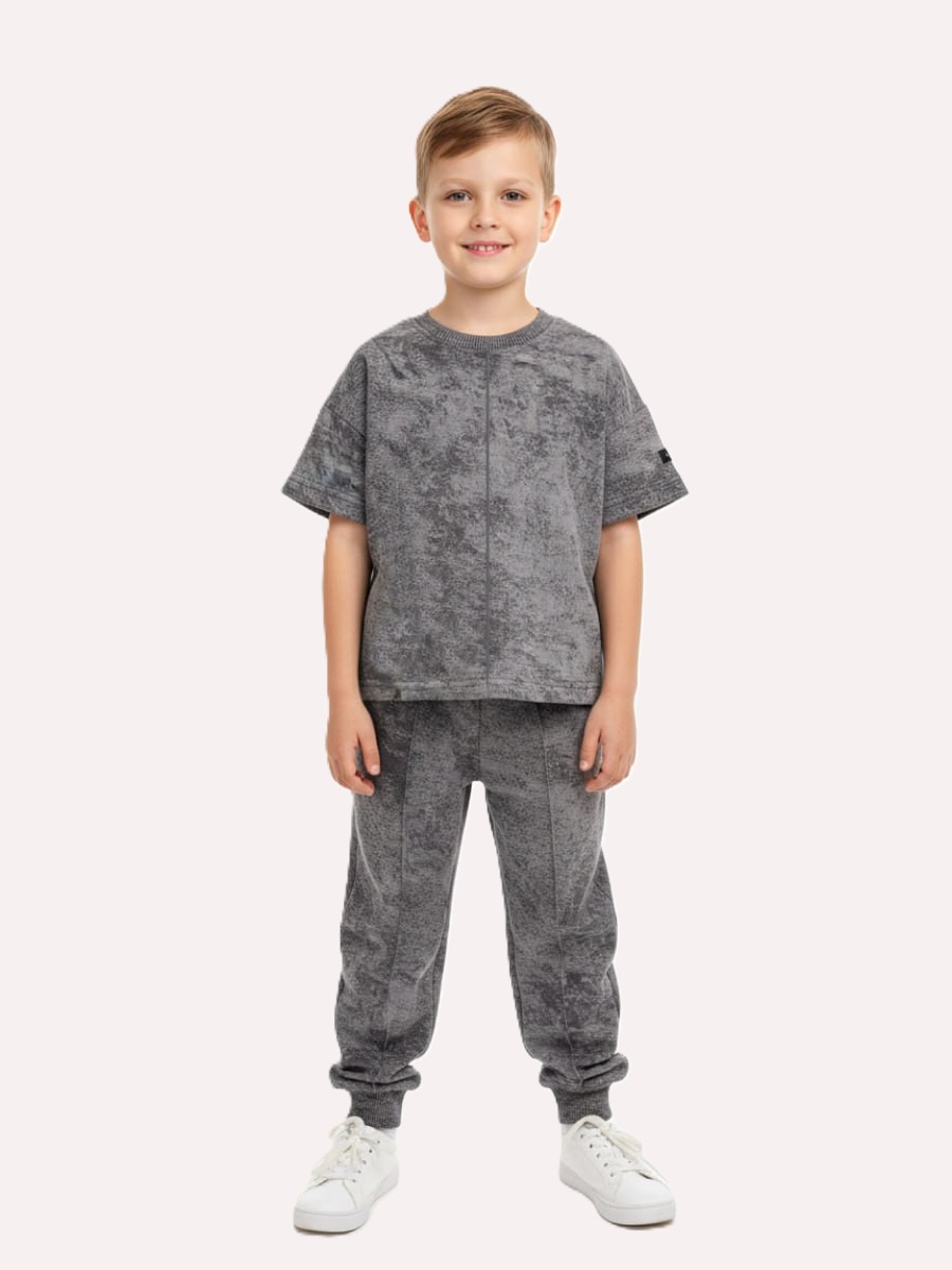 Спортивный костюм VEDDI 2080/6041фп-2024-графит/варенка - фото 1