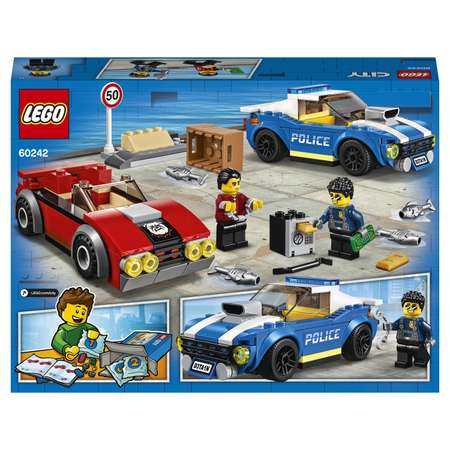Конструктор LEGO City Police Арест на шоссе блочный