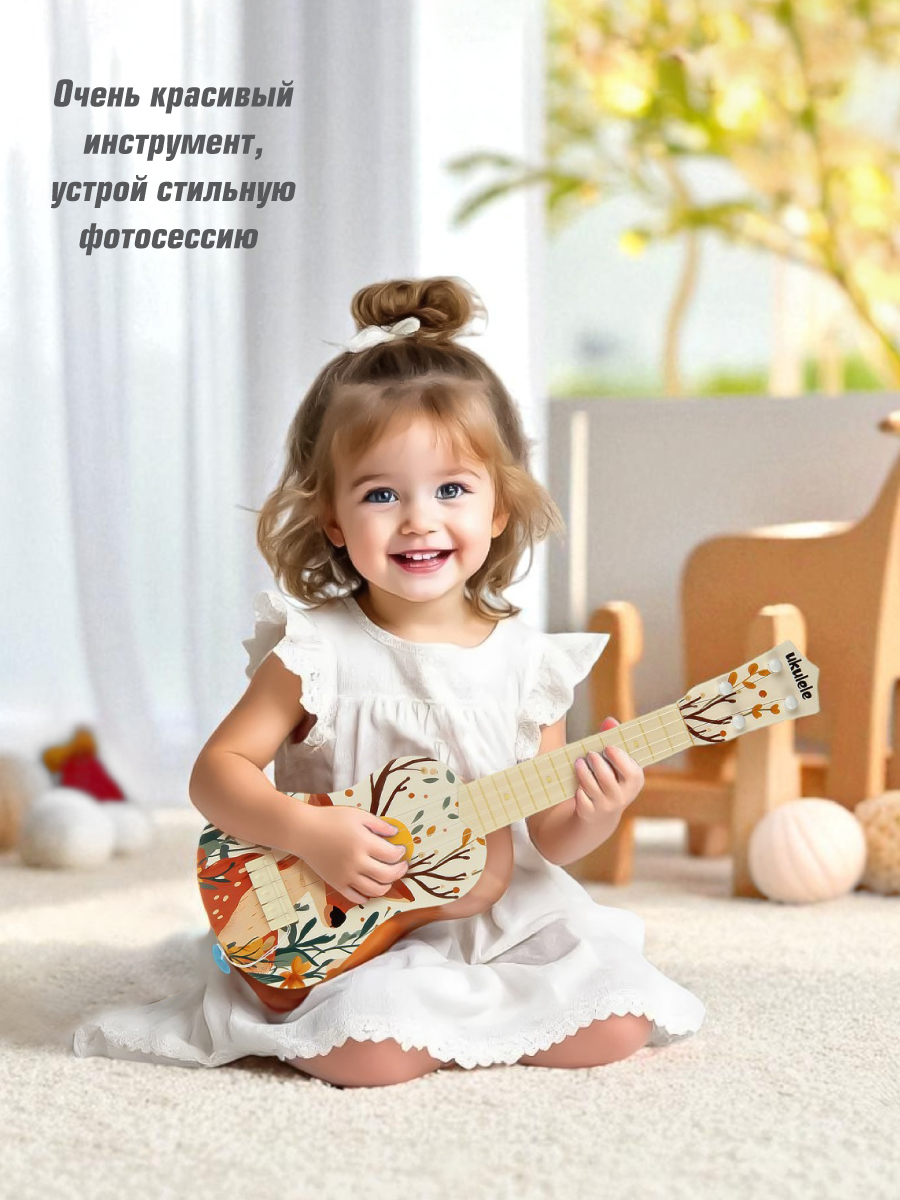 Игрушка музыкальная Veld Co Олененок гитара - фото 4