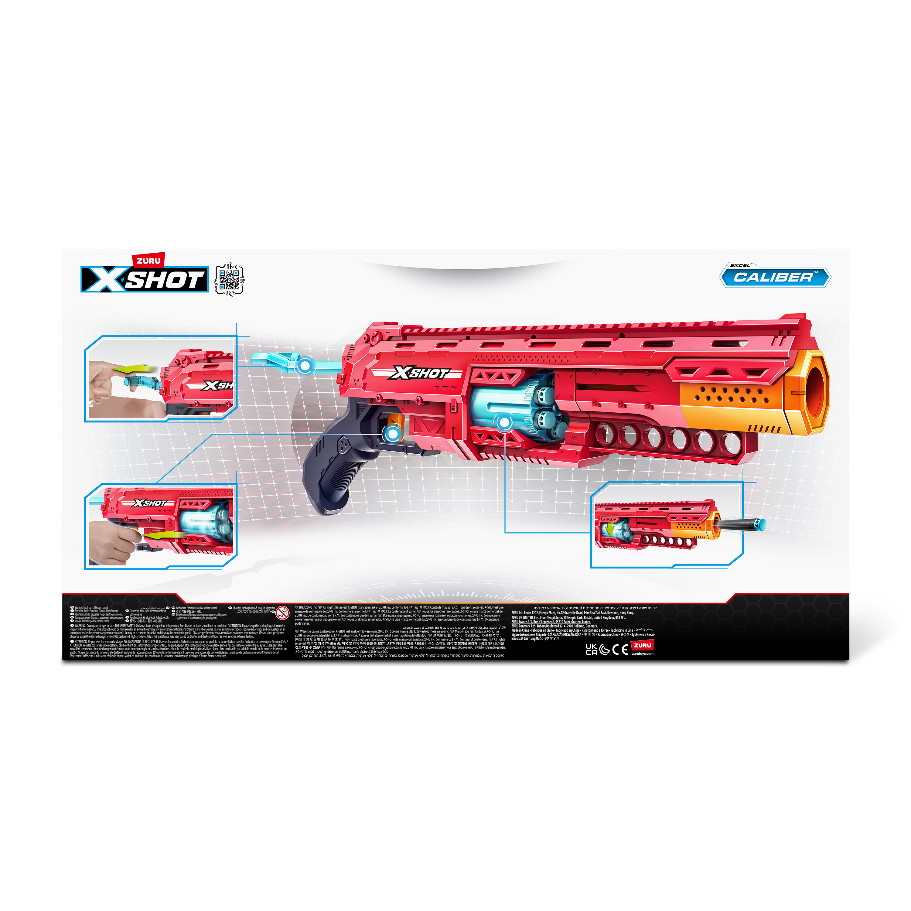 Бластер Zuru XSHOT Excel Caliber - фото 11