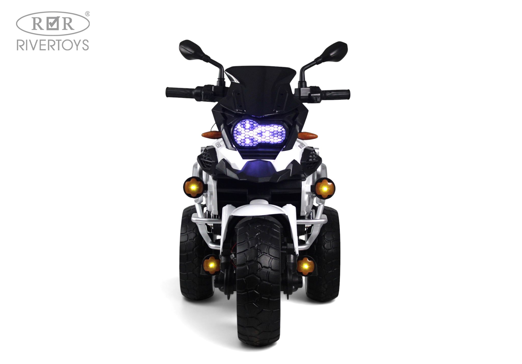 Электромобиль RIVERTOYS М008БХ-WHITE - фото 3