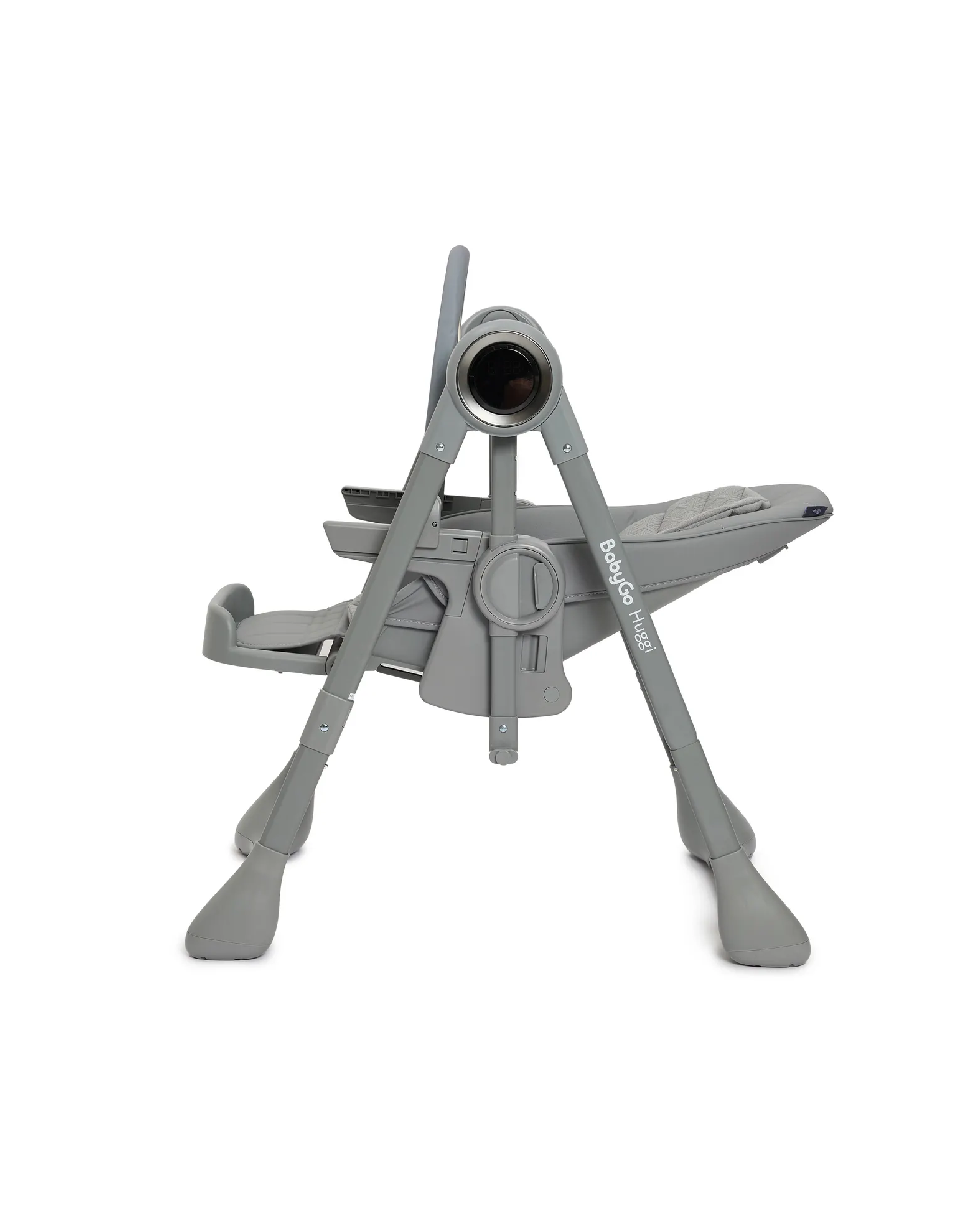 Стульчик для кормления BabyGo Huggi grey серый - фото 25