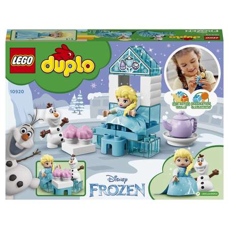 Конструктор LEGO DUPLO Чаепитие у Эльзы и Олафа блочный
