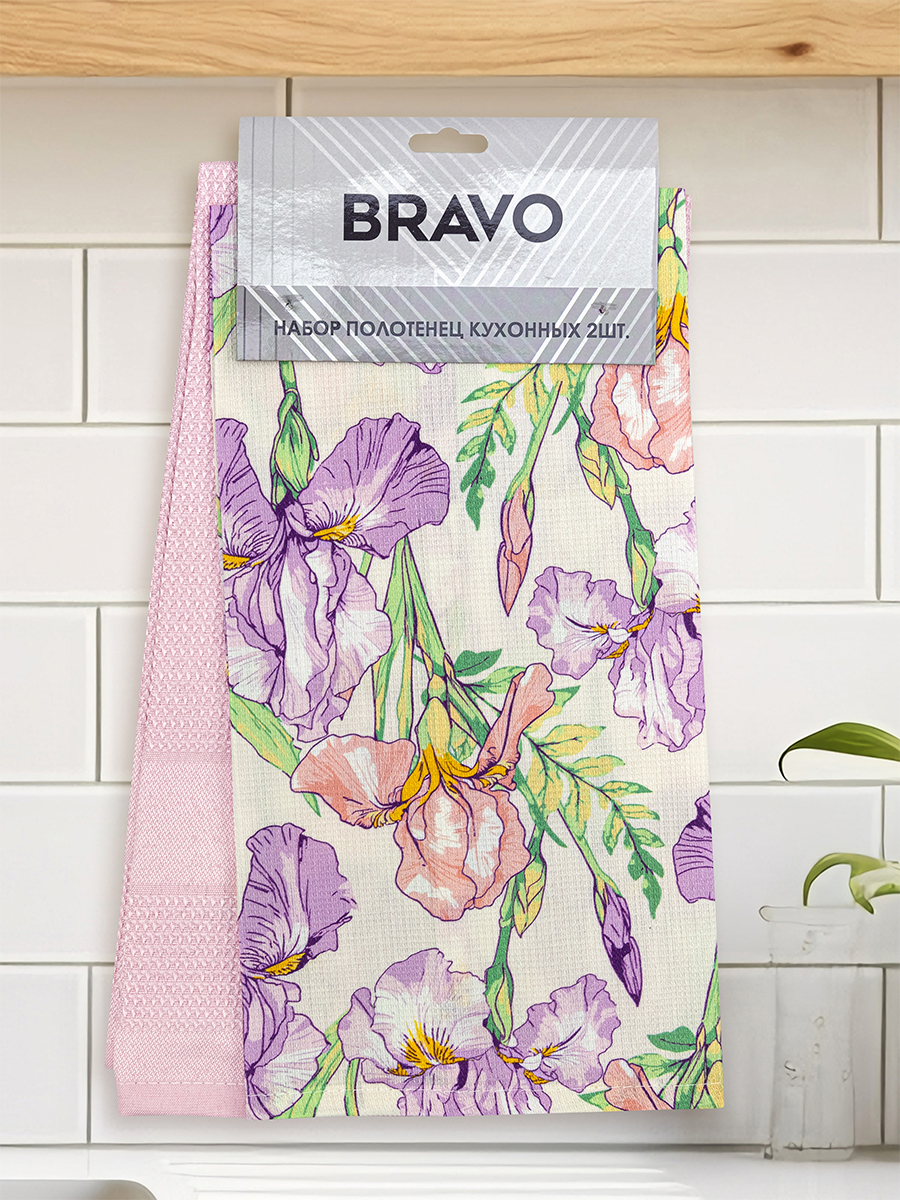 Полотенце BRAVO Ирисы 2 шт. - фото 6