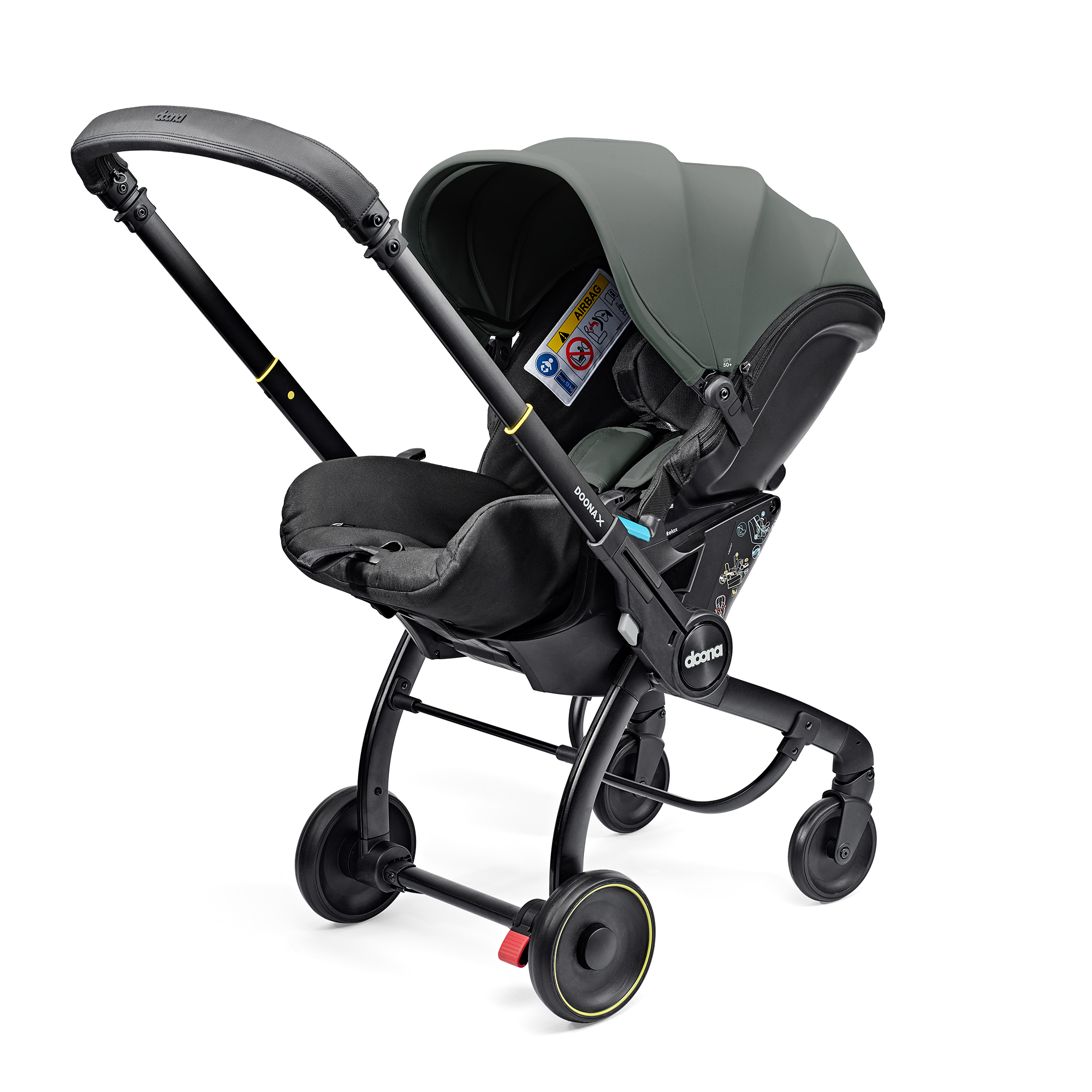 Автокресло Doona Doona X, цвет: Slate Green Isofix 0 (0 -13 кг) серый - фото 25