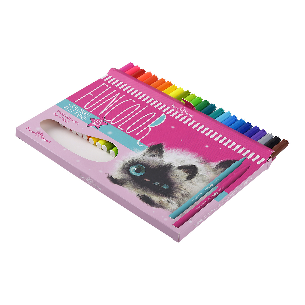 Фломастеры Bruno Visconti 24 цв. - фото 2