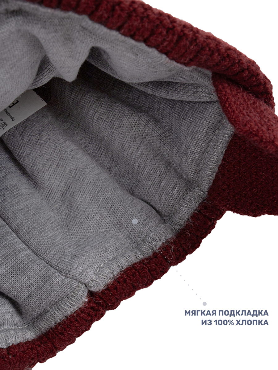 Комплект шапка и манишка NIKASTYLE 12з16024 паприка - фото 8