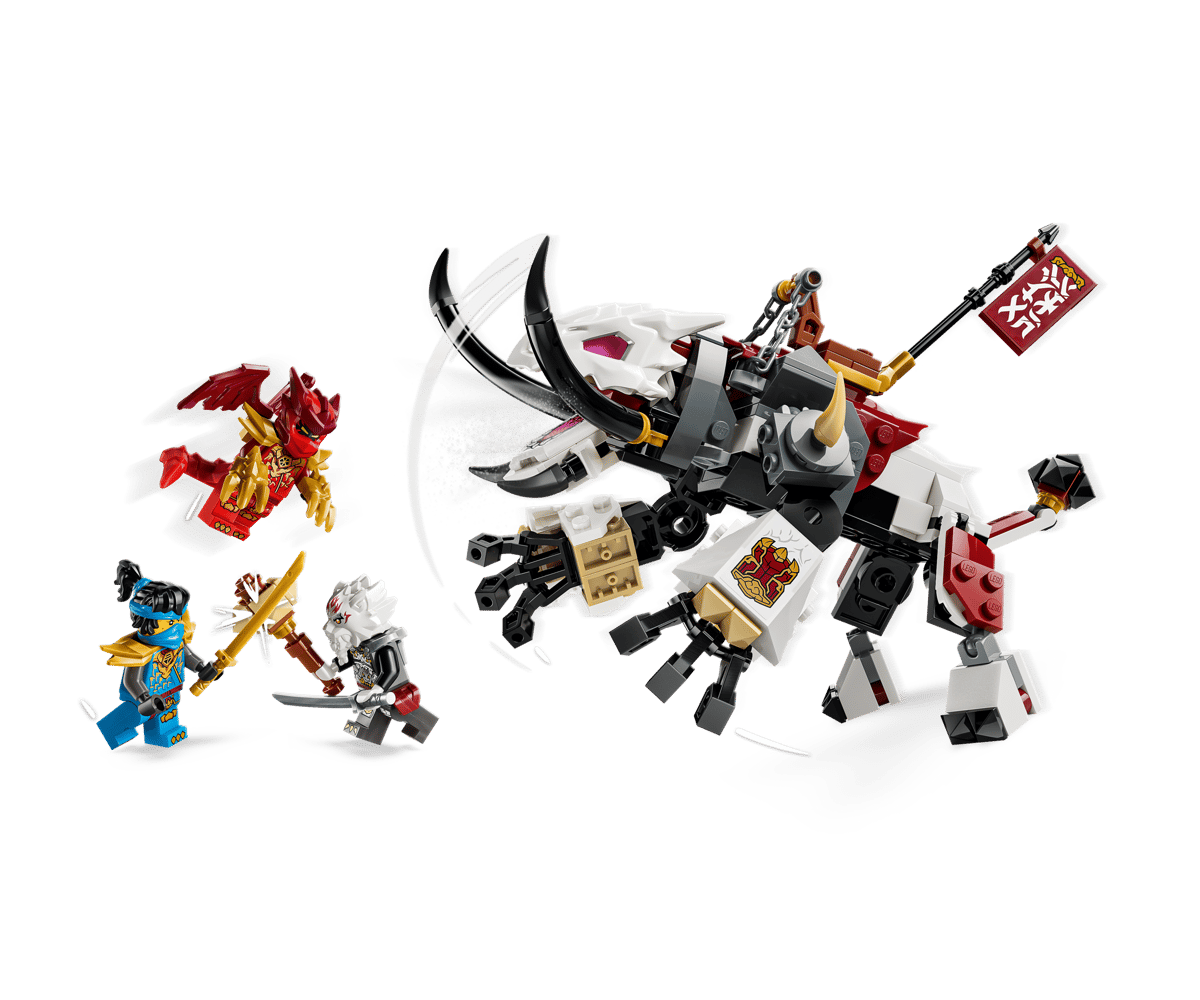 Конструктор LEGO NINJAGO Зилвар и Дракон-зверь Гримтак 232 дет. - фото 5