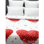 Плед PAVLine Аэро Софт Сердца-кубики 150 x 200 см