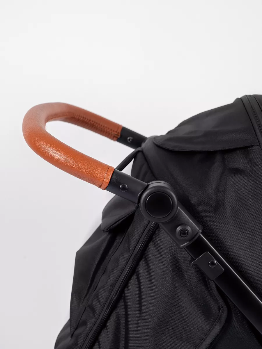 Коляска прогулочная TOMMY City черный - фото 12