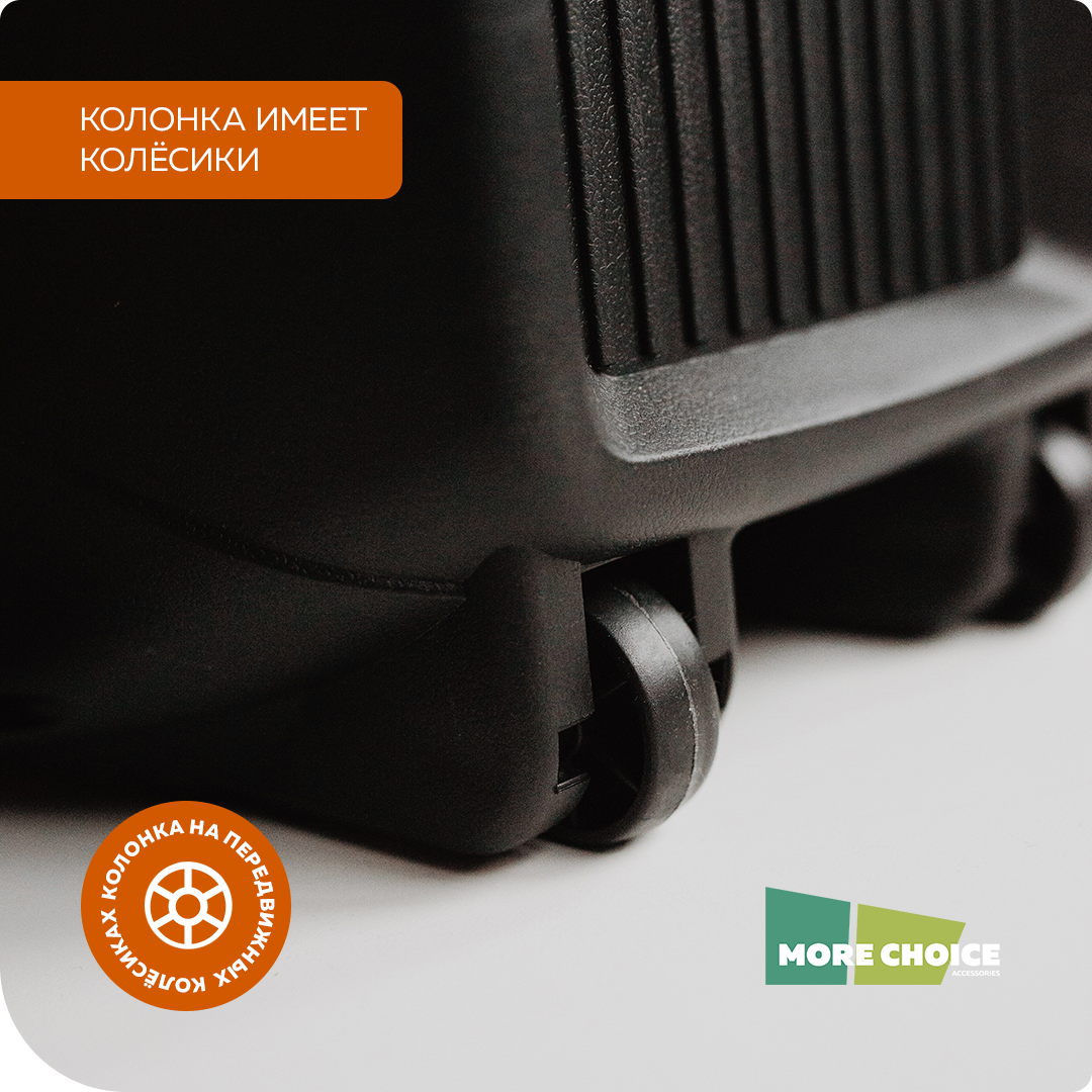 Беспроводная колонка караоке More Choice BK22 Black - фото 4