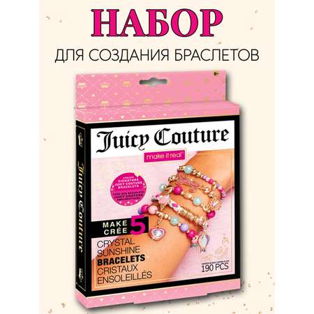 Набор для творчества Make it Real плетение Сияние JuicyCouture хрусталь
