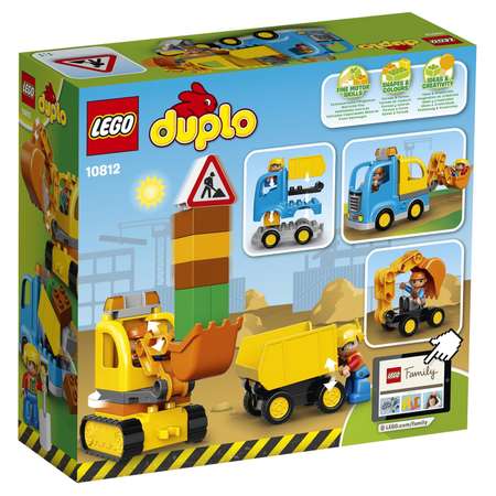 Конструктор LEGO DUPLO Грузовик и экскаватор блочный