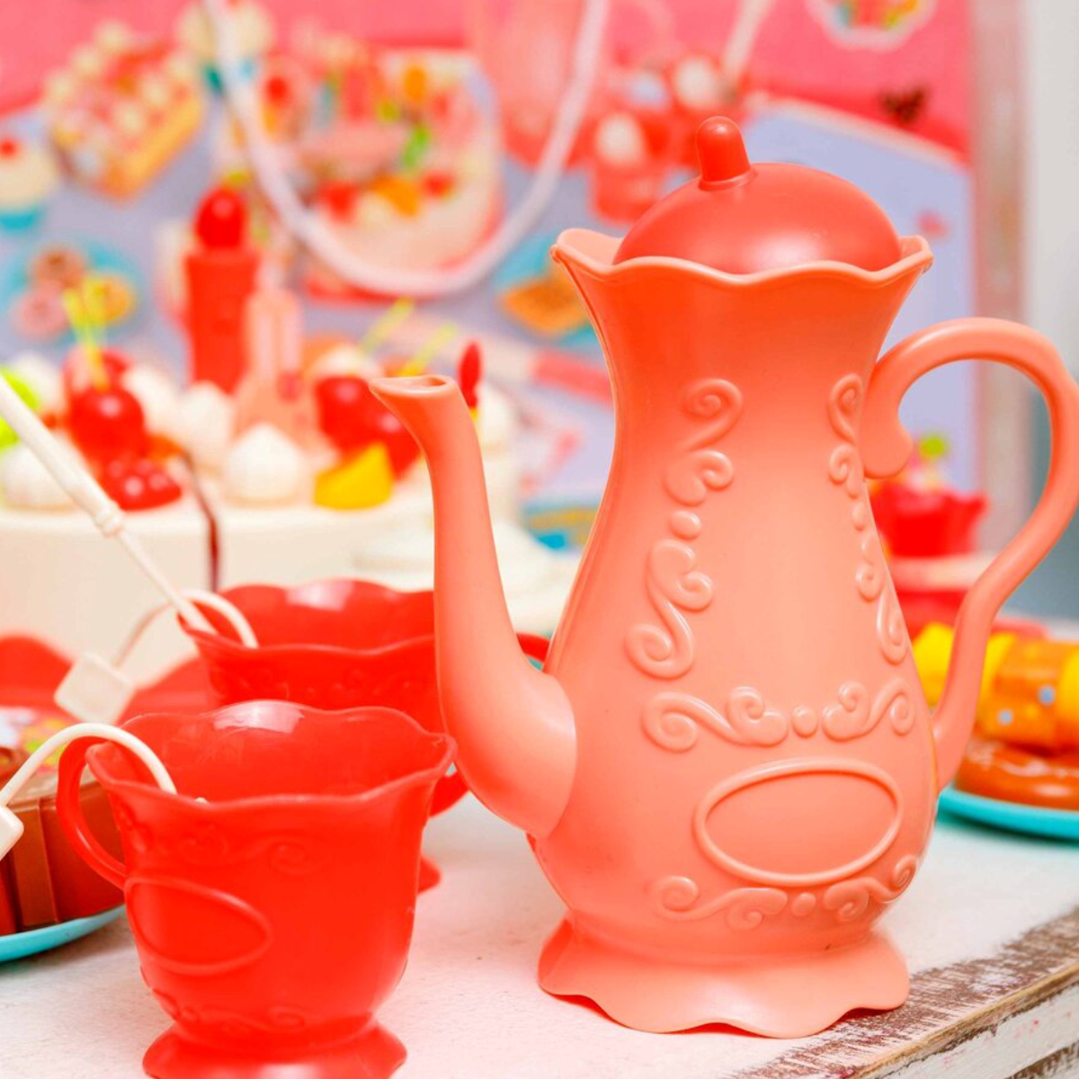 Игровой набор TrendToys тележки и корзинки, продукты, касса - фото 8