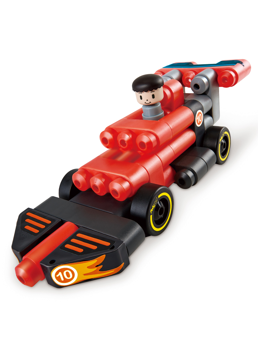 Конструктор Hape Гоночный автомобиль 31 дет. - фото 9