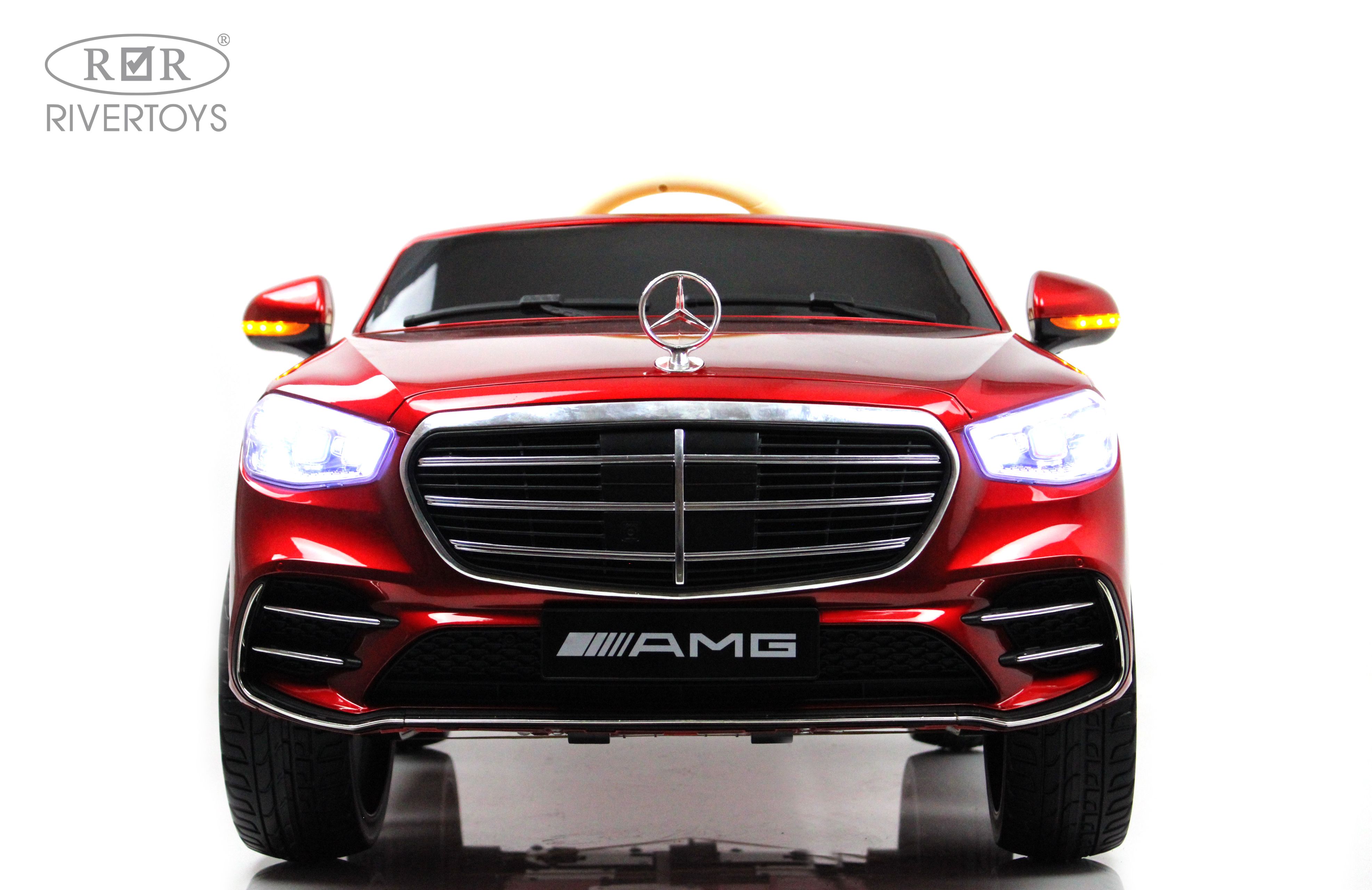 Электромобиль RIVERTOYS Mercedes М333БХ-RED-GLANEC С пультом ДУ - фото 17