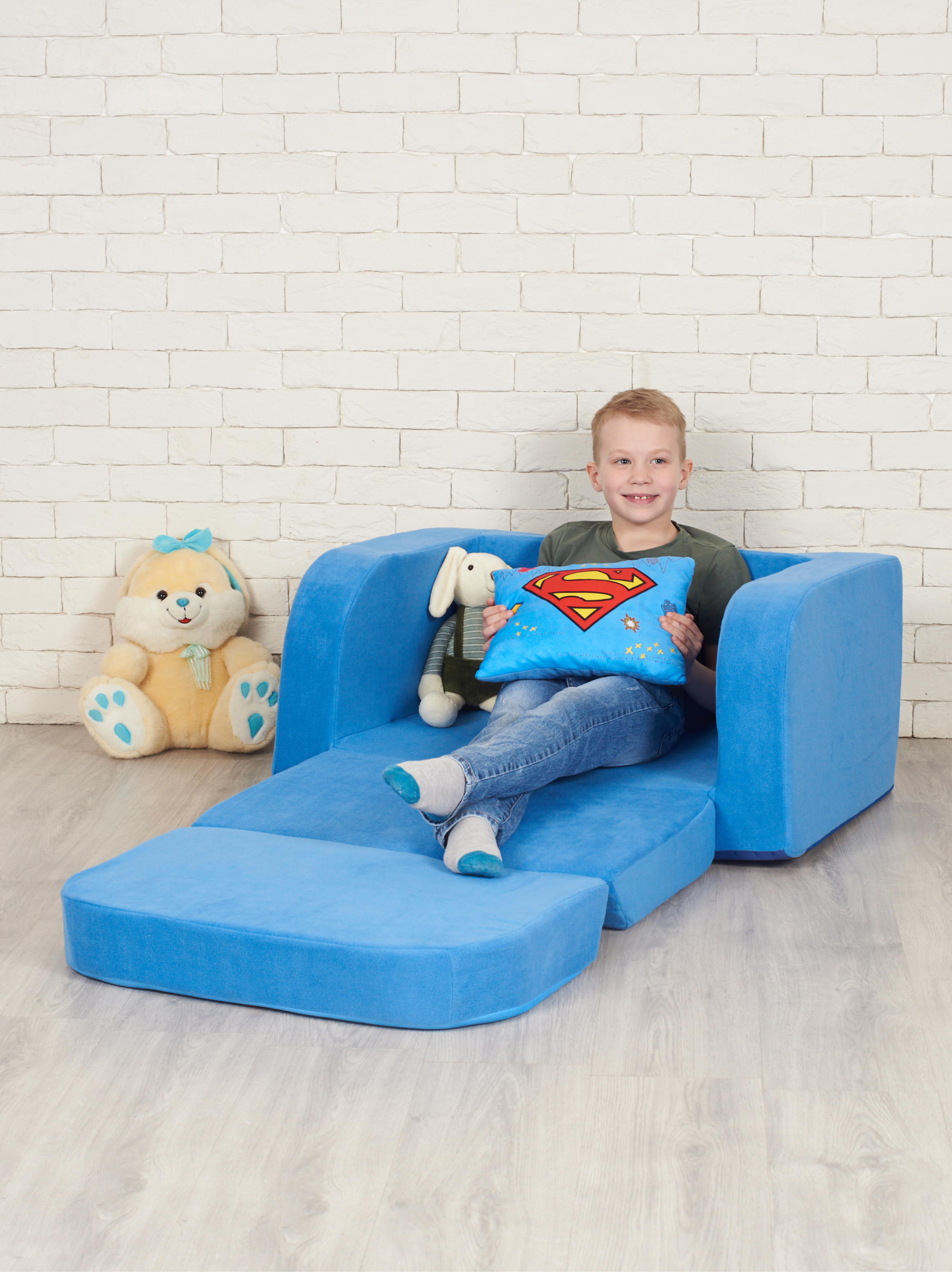 Детский диванчик Кипрей Super Boy 2 сложения - фото 5