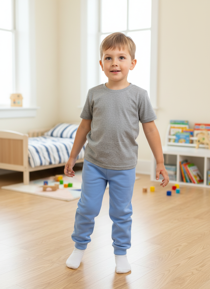 Изображение товара Детские брюки трикотажные Утенок для мальчиков и девочек всесезонные