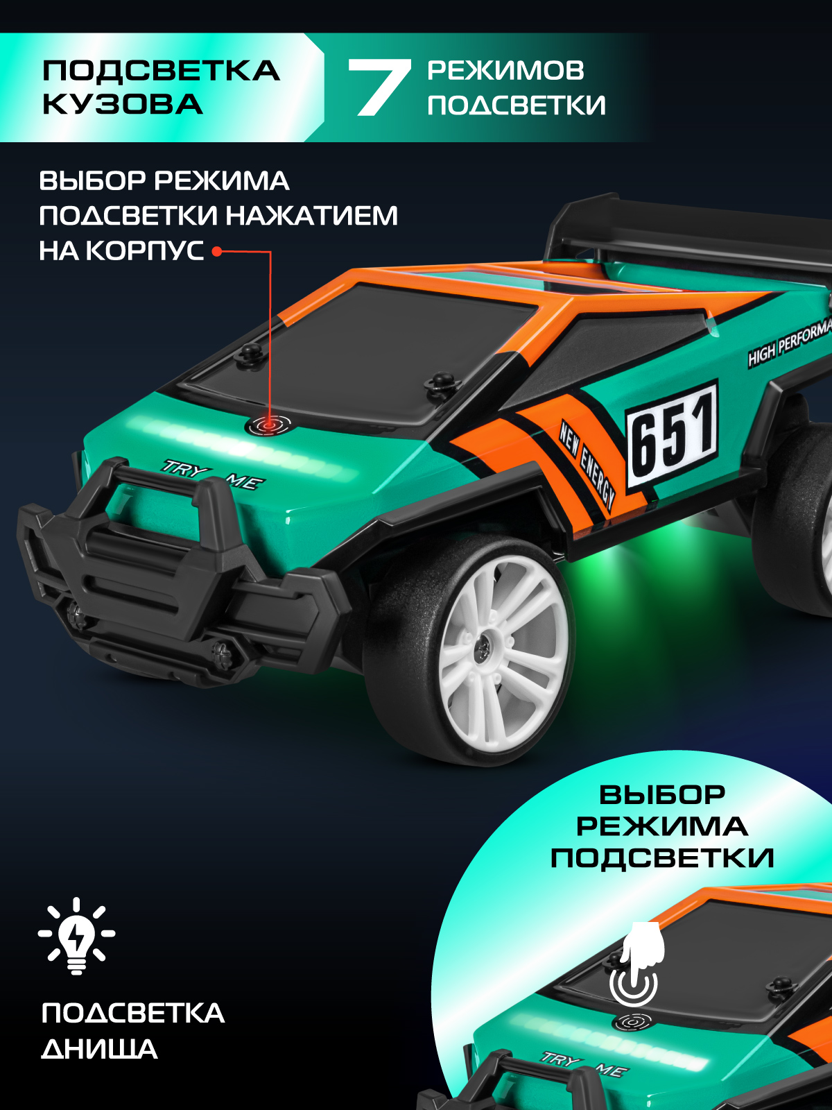 Автомобиль РУ AUTODRIVE 1:18 - фото 3