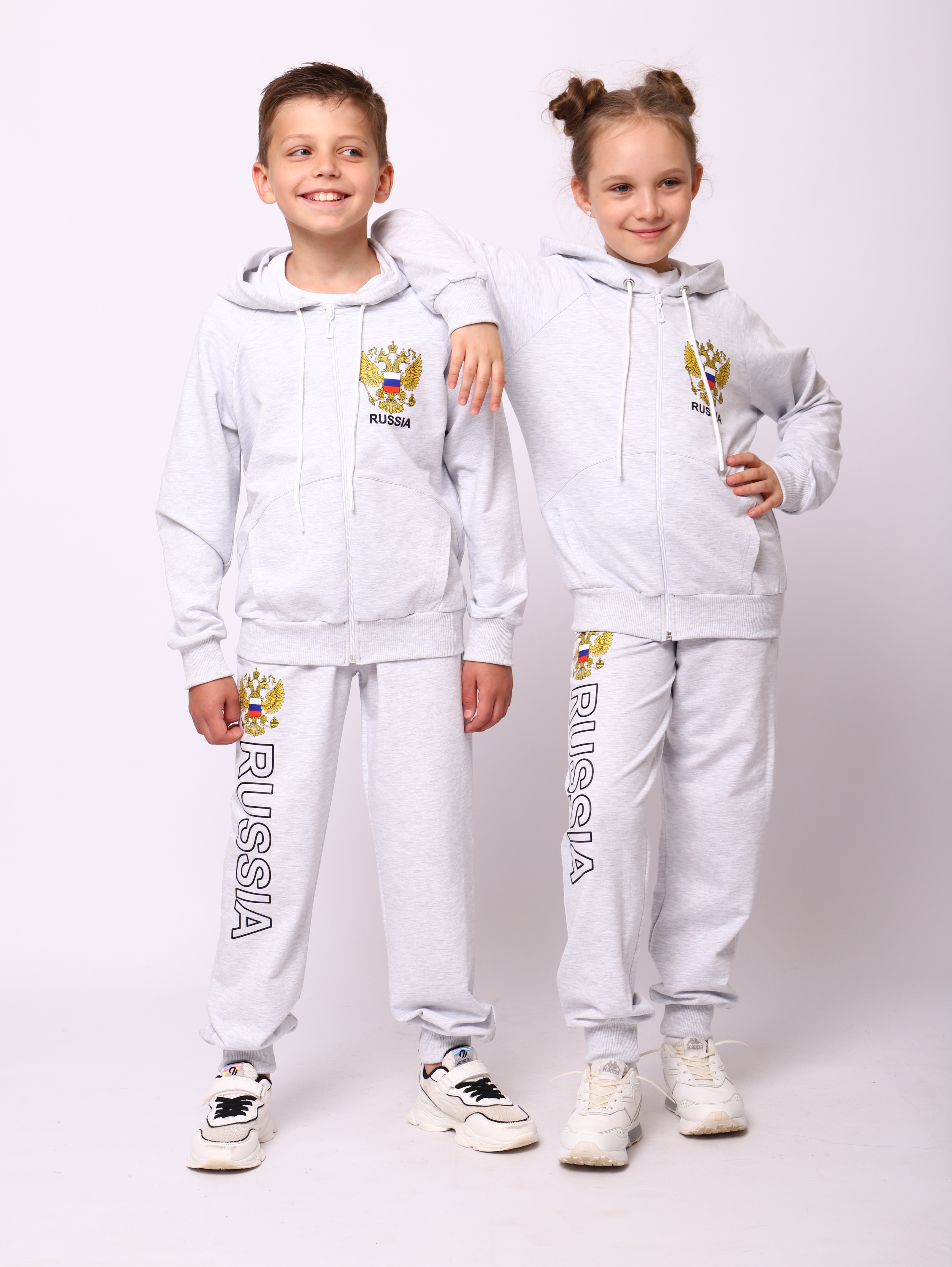 Костюм ЛАДОШКИ Костюм Марафон Серый Меланж - фото 24