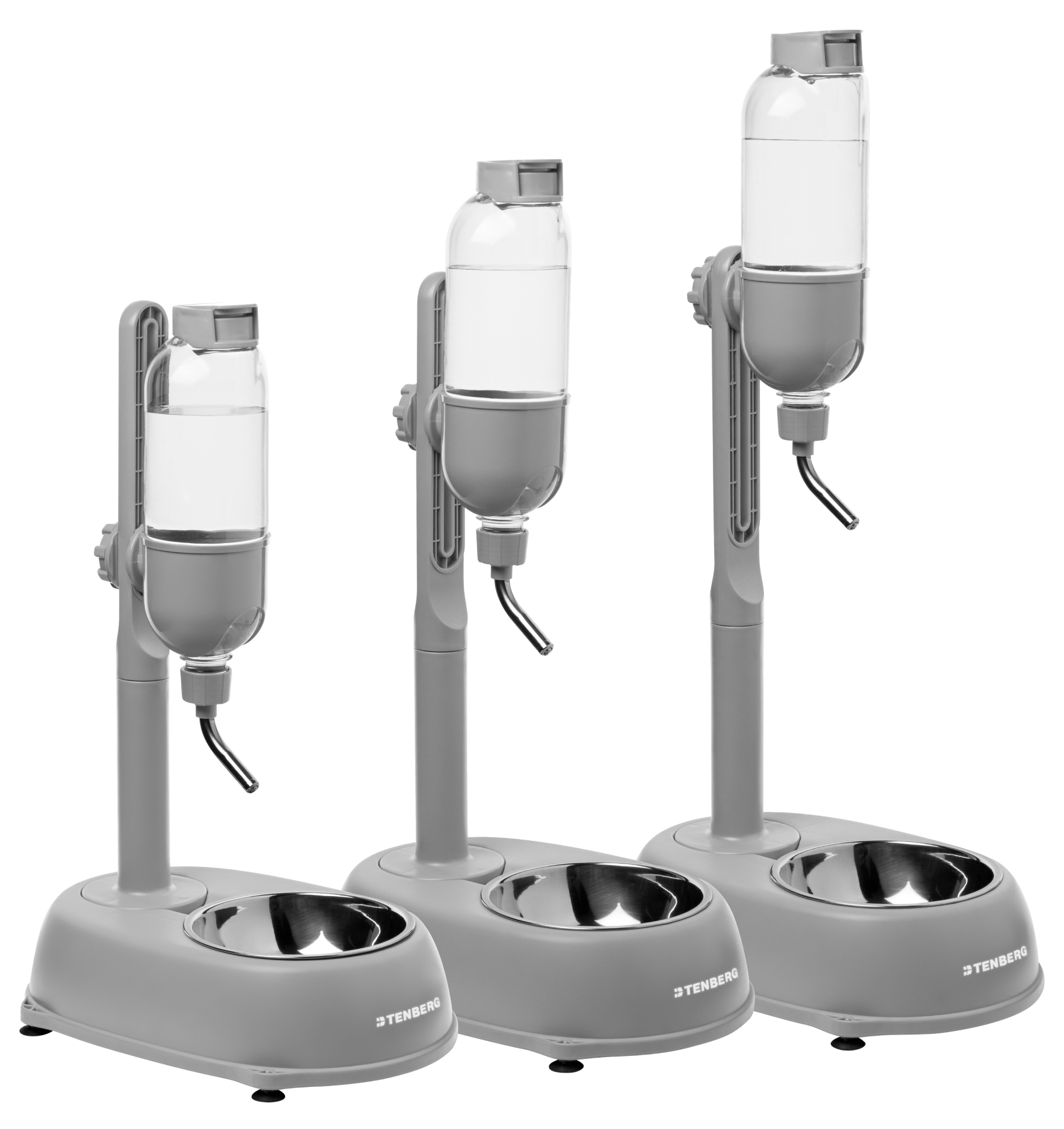 Поилка для собак Сухие усы TENBERG Water Dispenser MAX Grey - фото 7