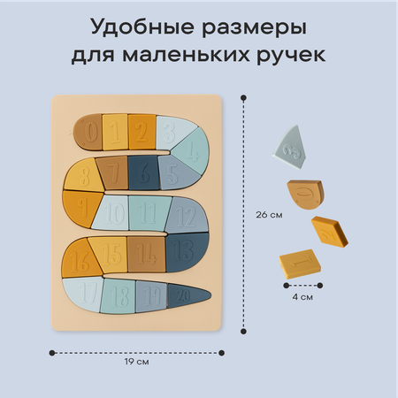 Игрушка LUKNO сортер Учим цифры