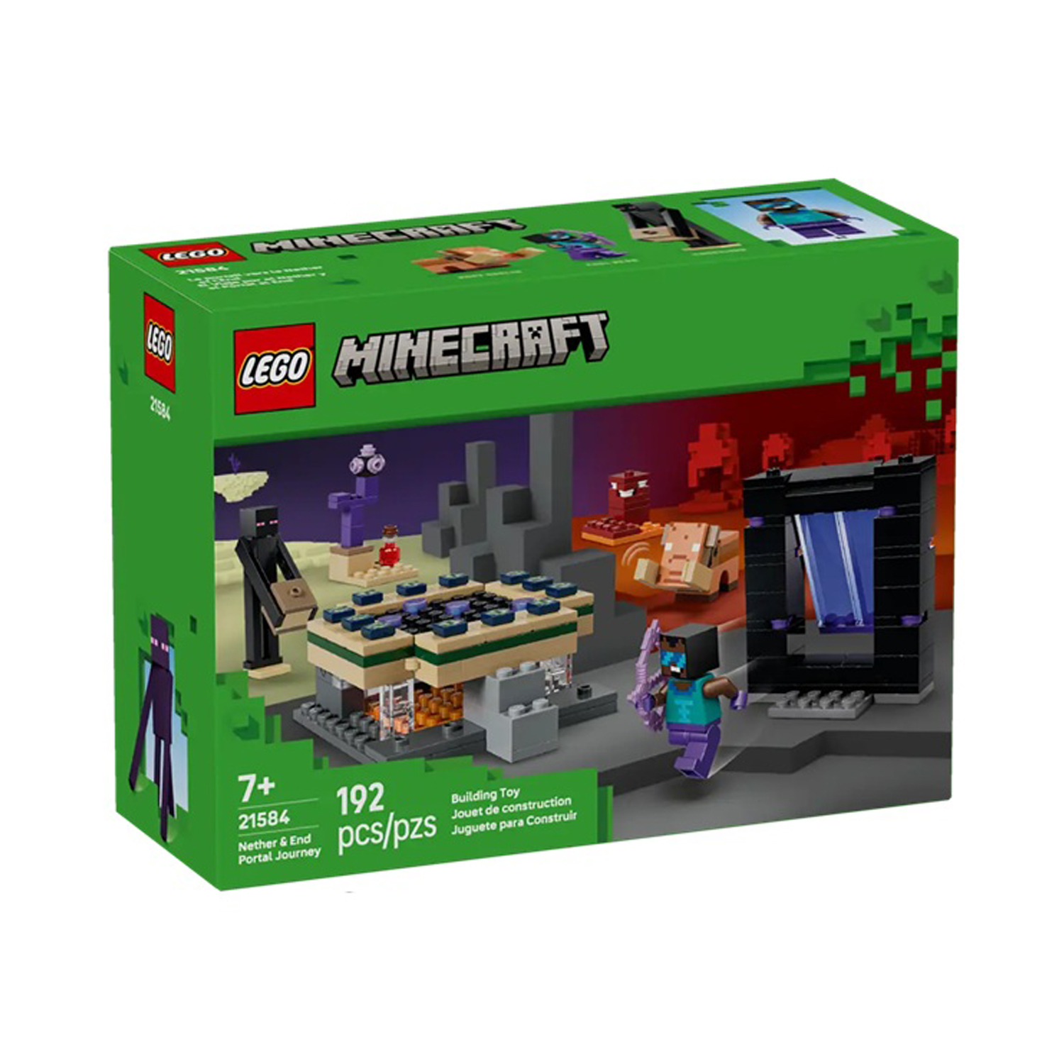 Конструктор LEGO Minecraft Путешествие к порталу Края 192 дет. - фото 2