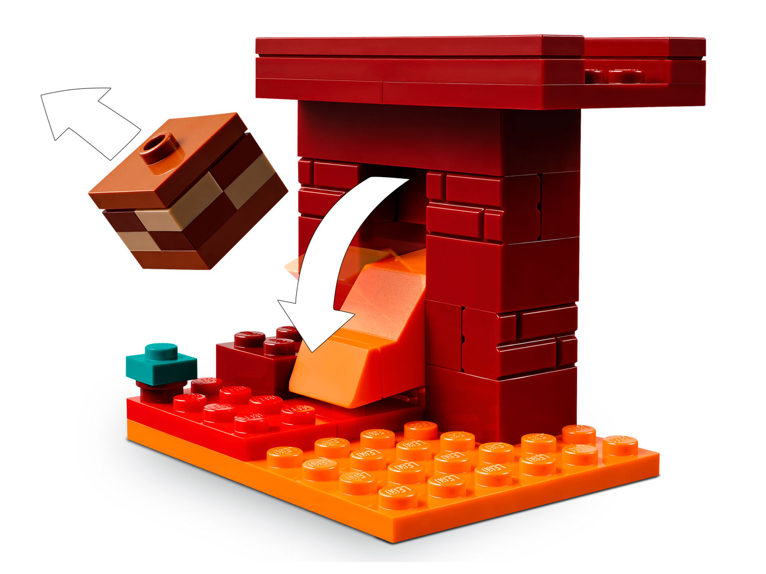 Конструктор LEGO Minecraft Битва за лаву 21266 99 дет. - фото 6