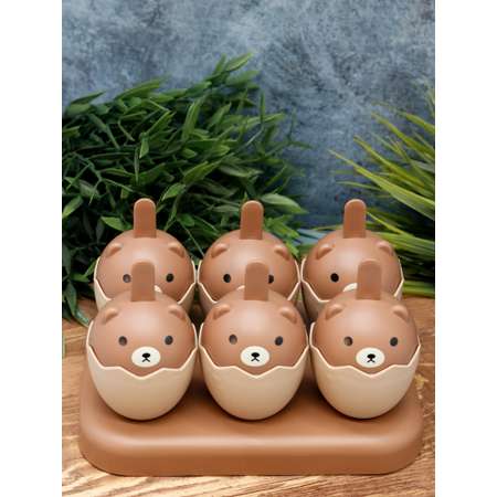 Формочки для мороженого iLikeGift Bear brown