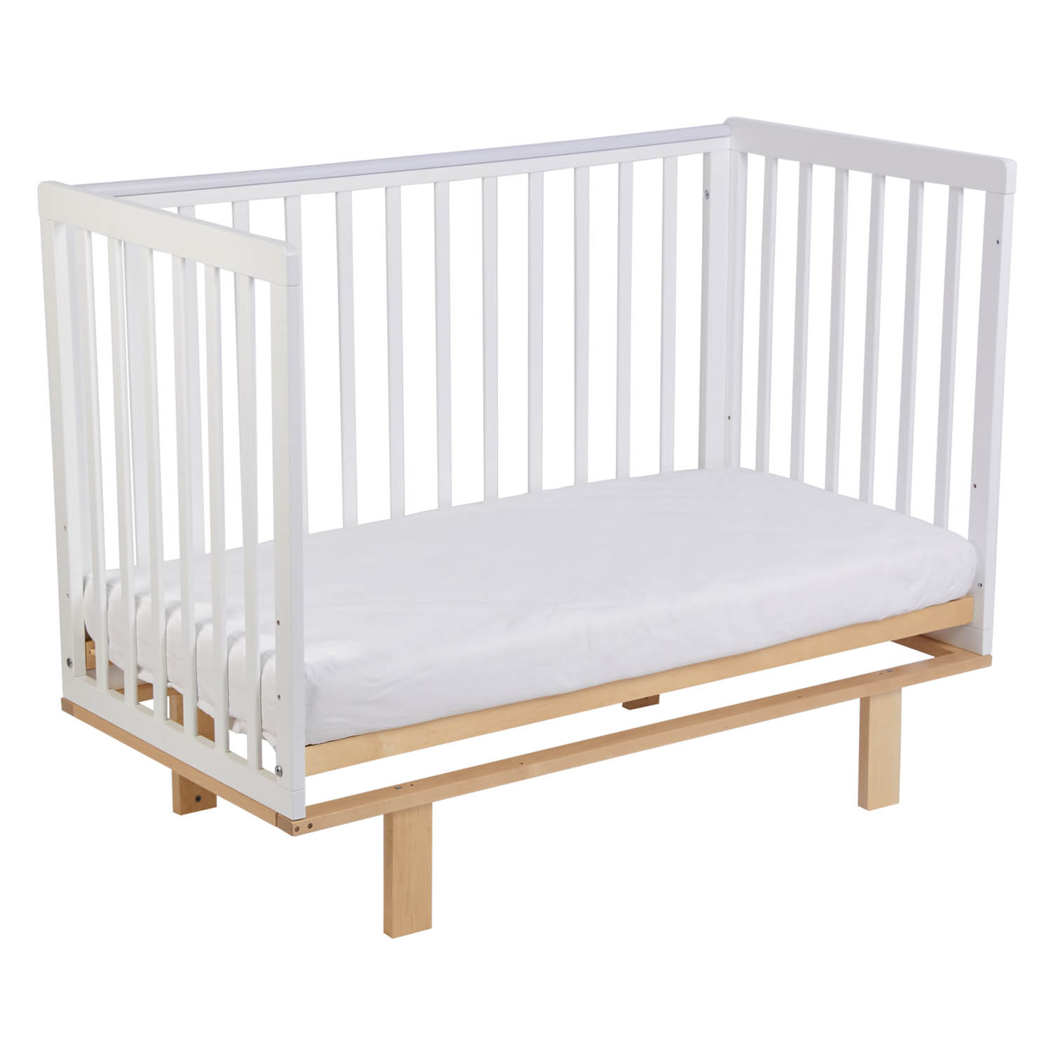 Детская кроватка Polini kids прямоугольная, (белый) - фото 22