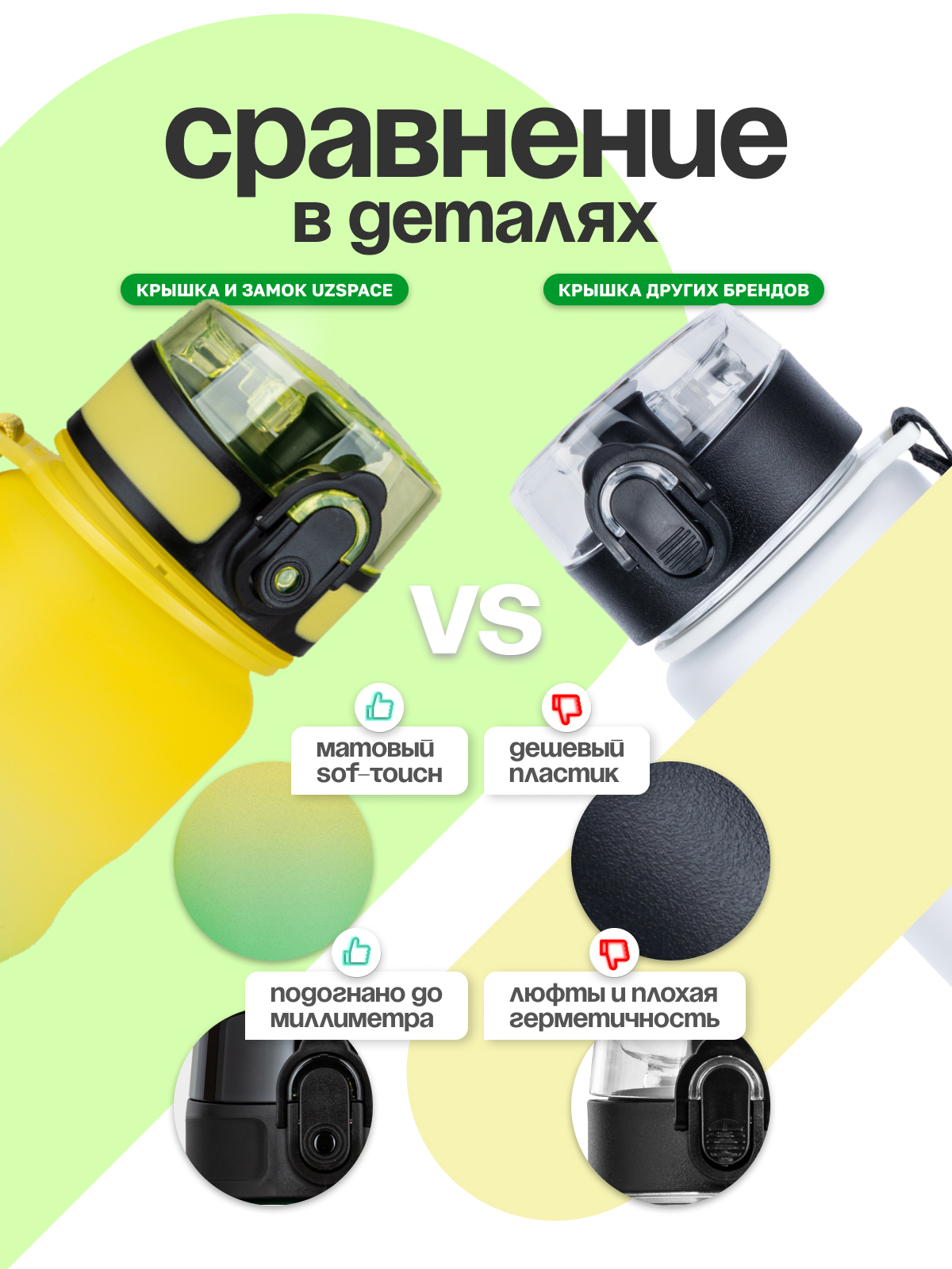 Бутылка UZSPACE 500 мл - фото 6