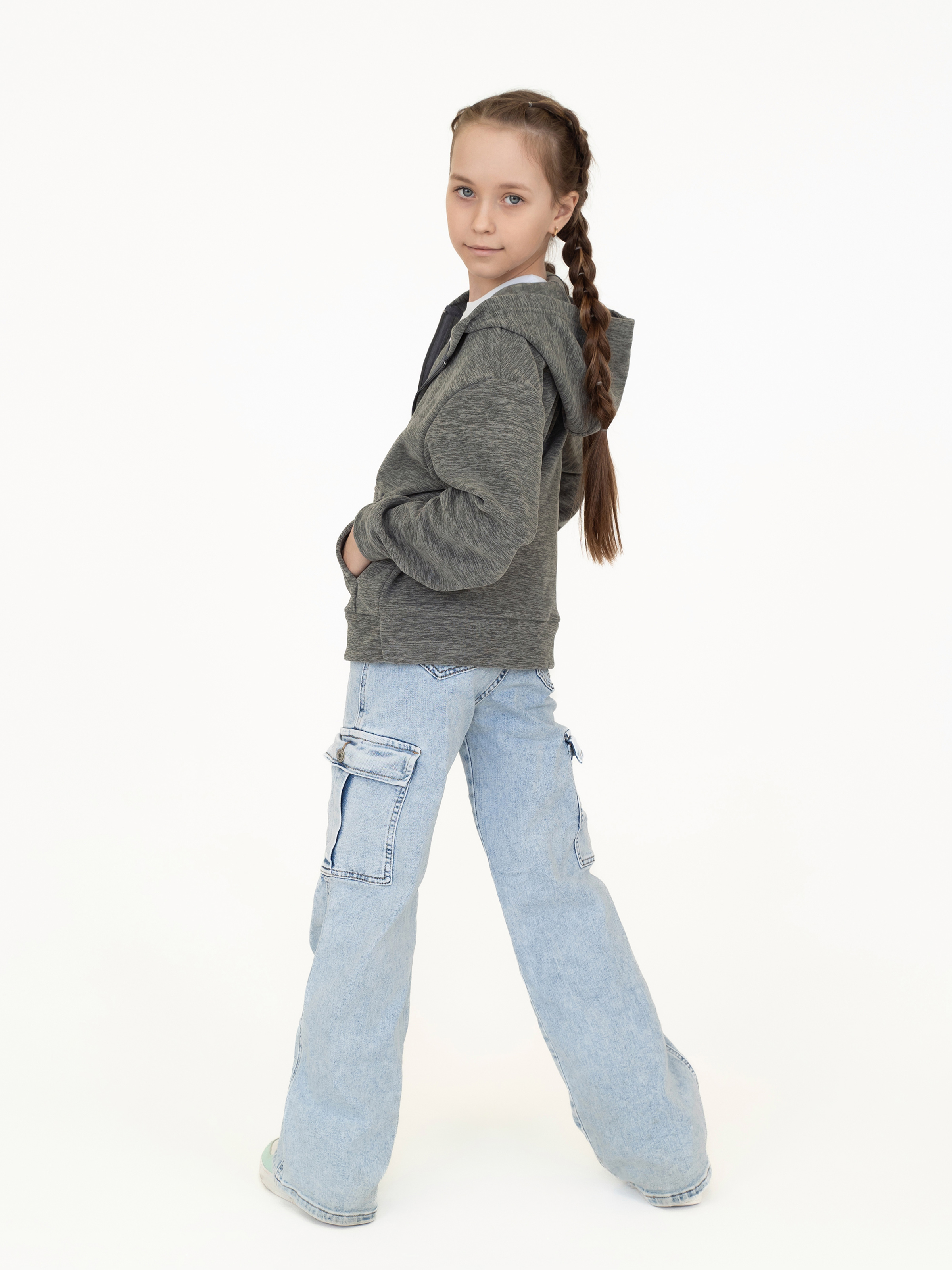 Толстовка Утенок 601кт серый - фото 27