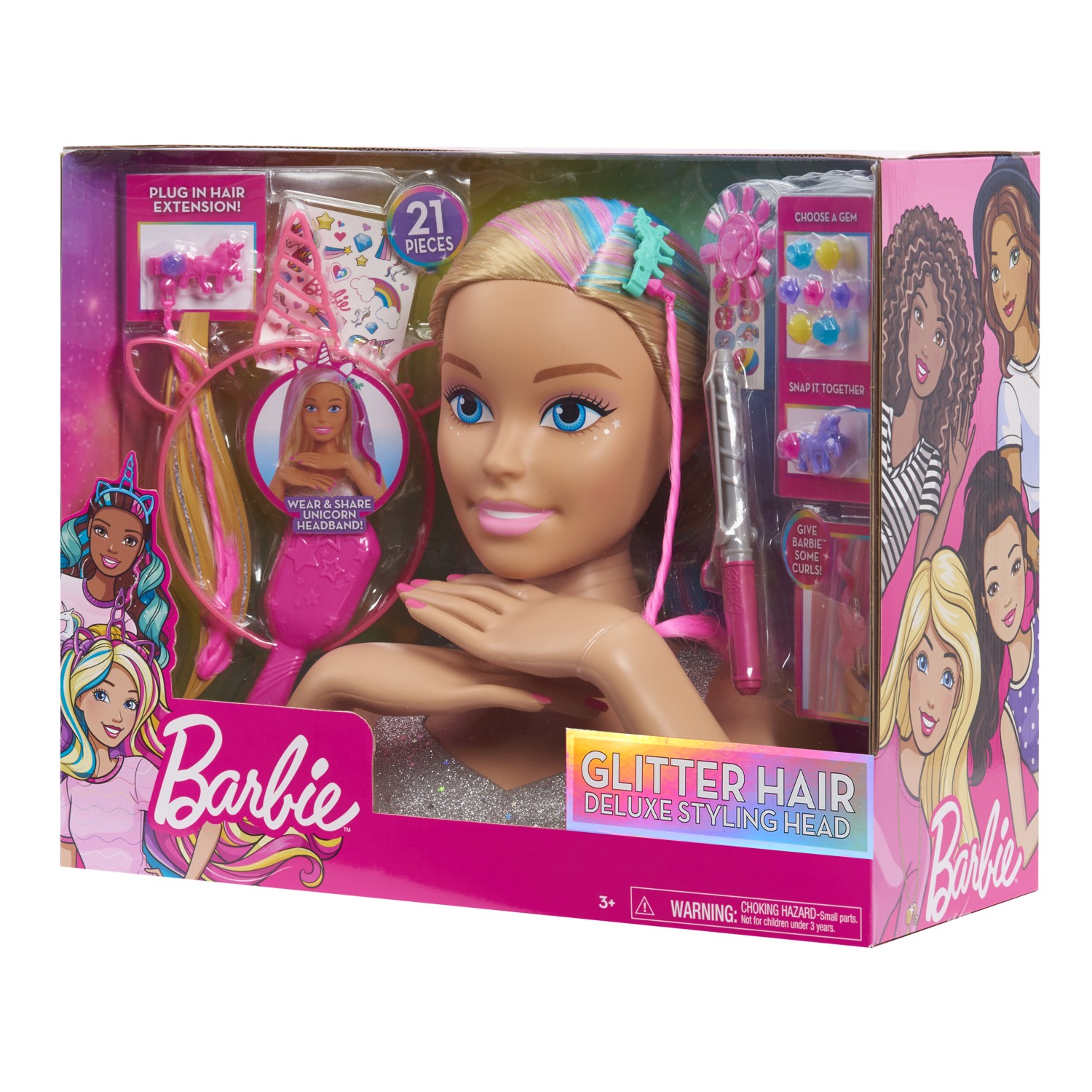 Игрушка Barbie торс для причесок Делюкс Блондинка - фото 4