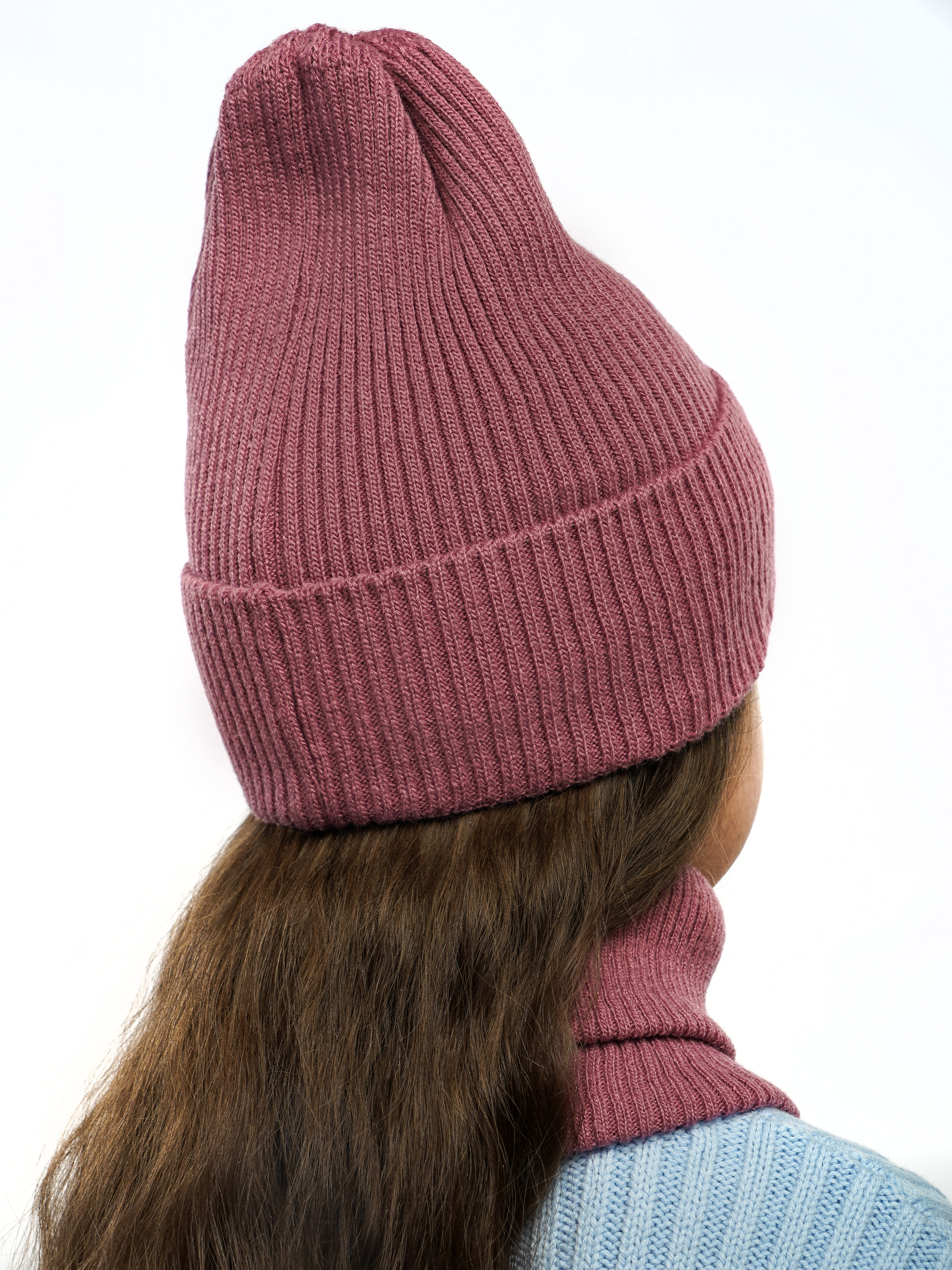 Шапка и снуд ПриКиндер U-Sp234140 Цвет: Розовый - фото 9