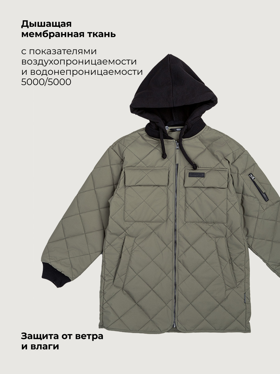 Куртка NIKASTYLE 4м4926 хаки - фото 7