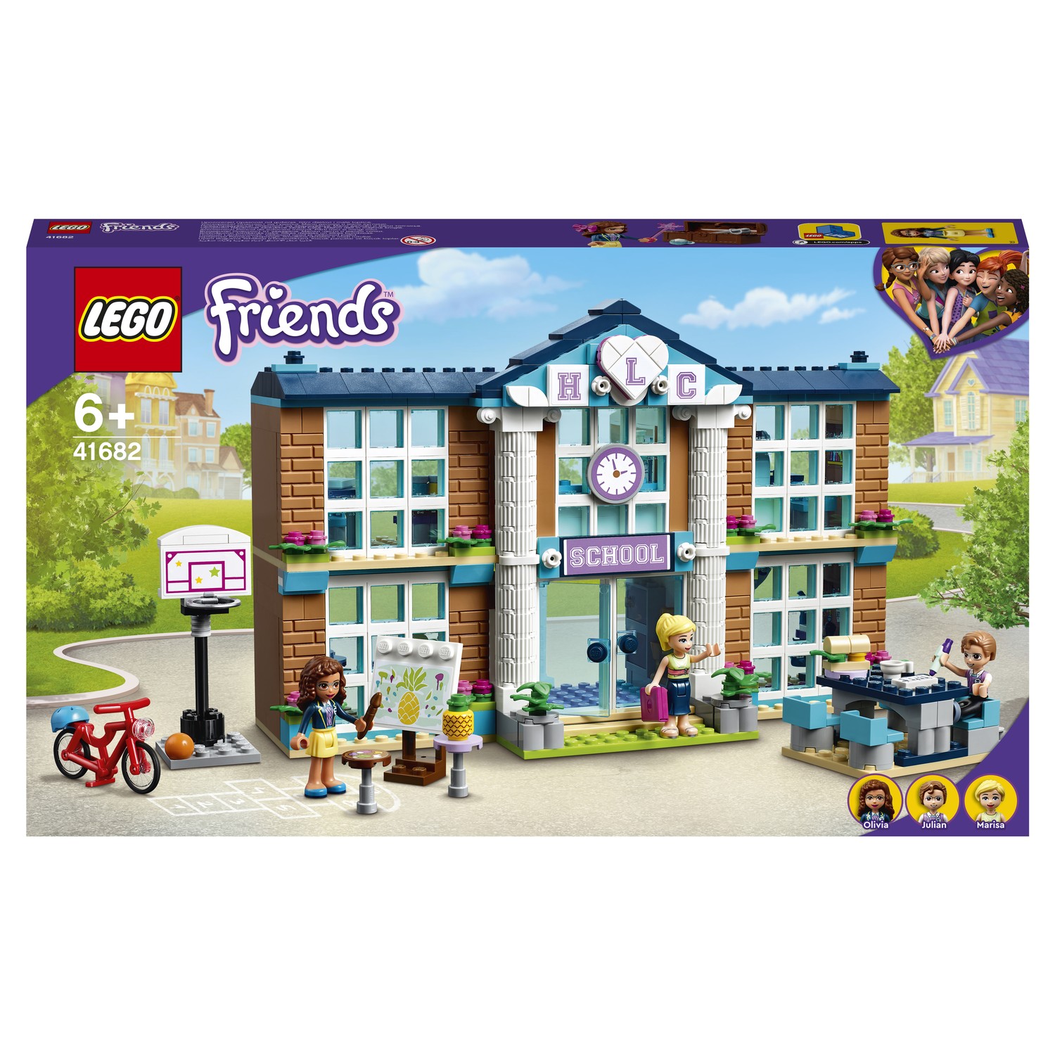 Конструктор LEGO Friends Школа Хартлейк Сити 605 дет. - фото 2
