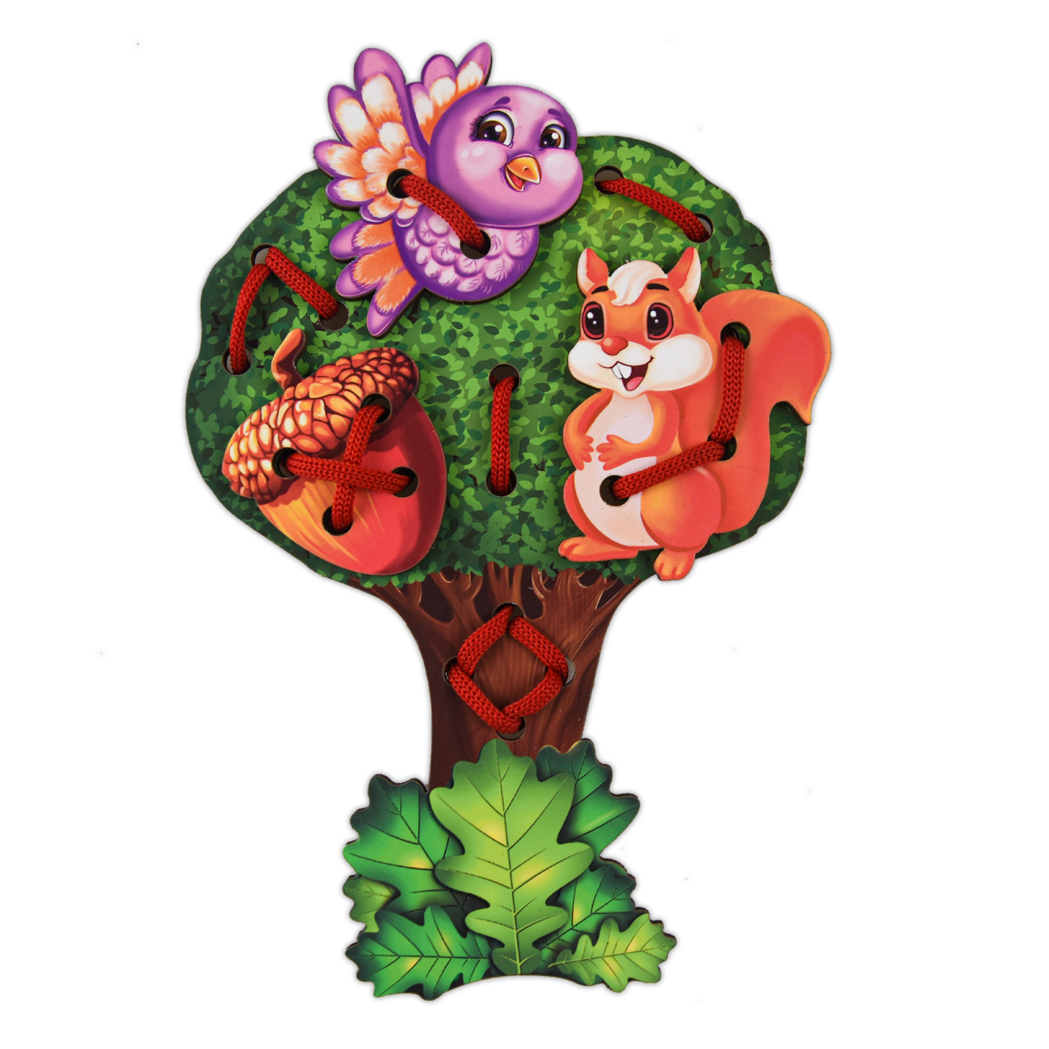 Игрушка PREZENT шнуровка Дерево - фото 4